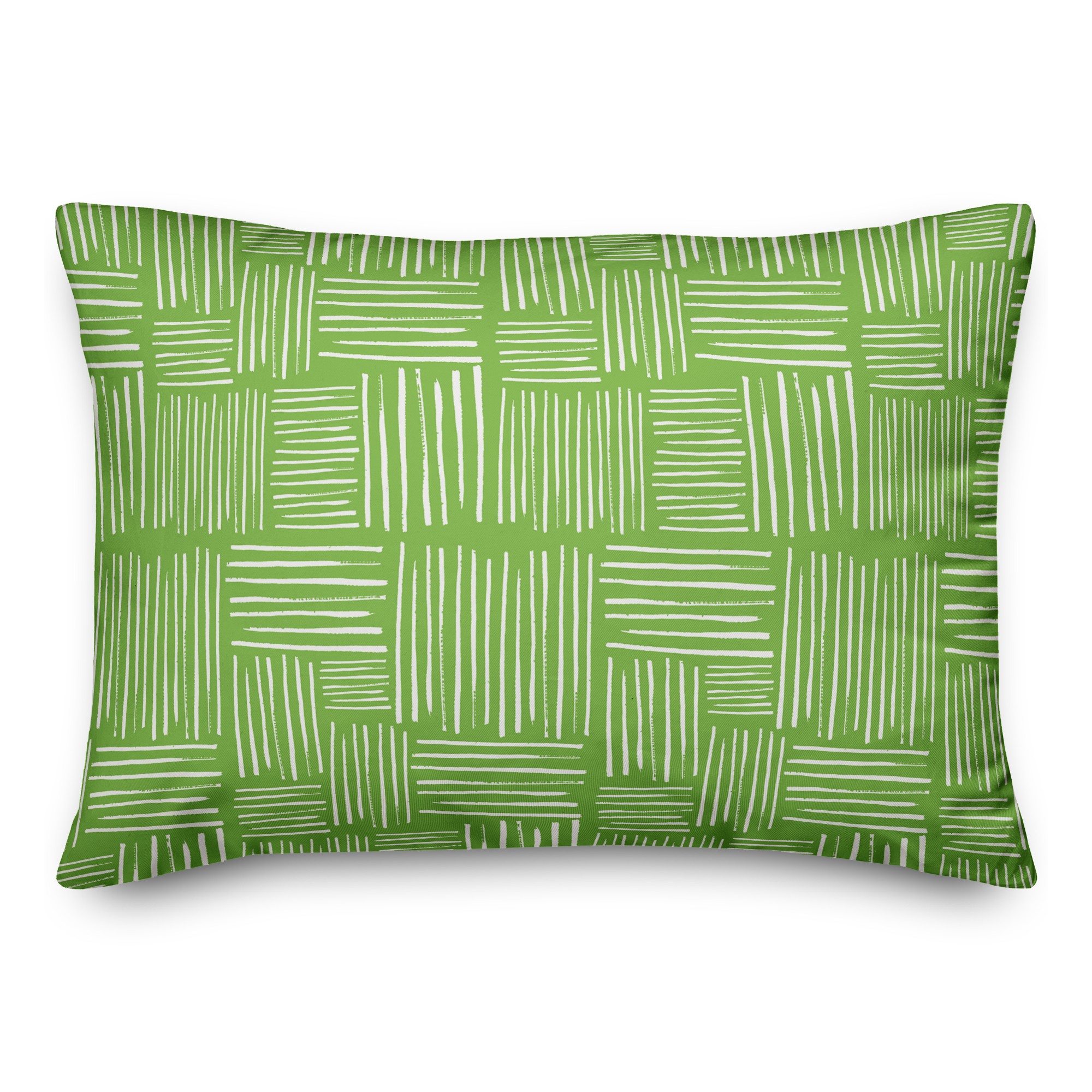 Crosshatch Pattern Pillow