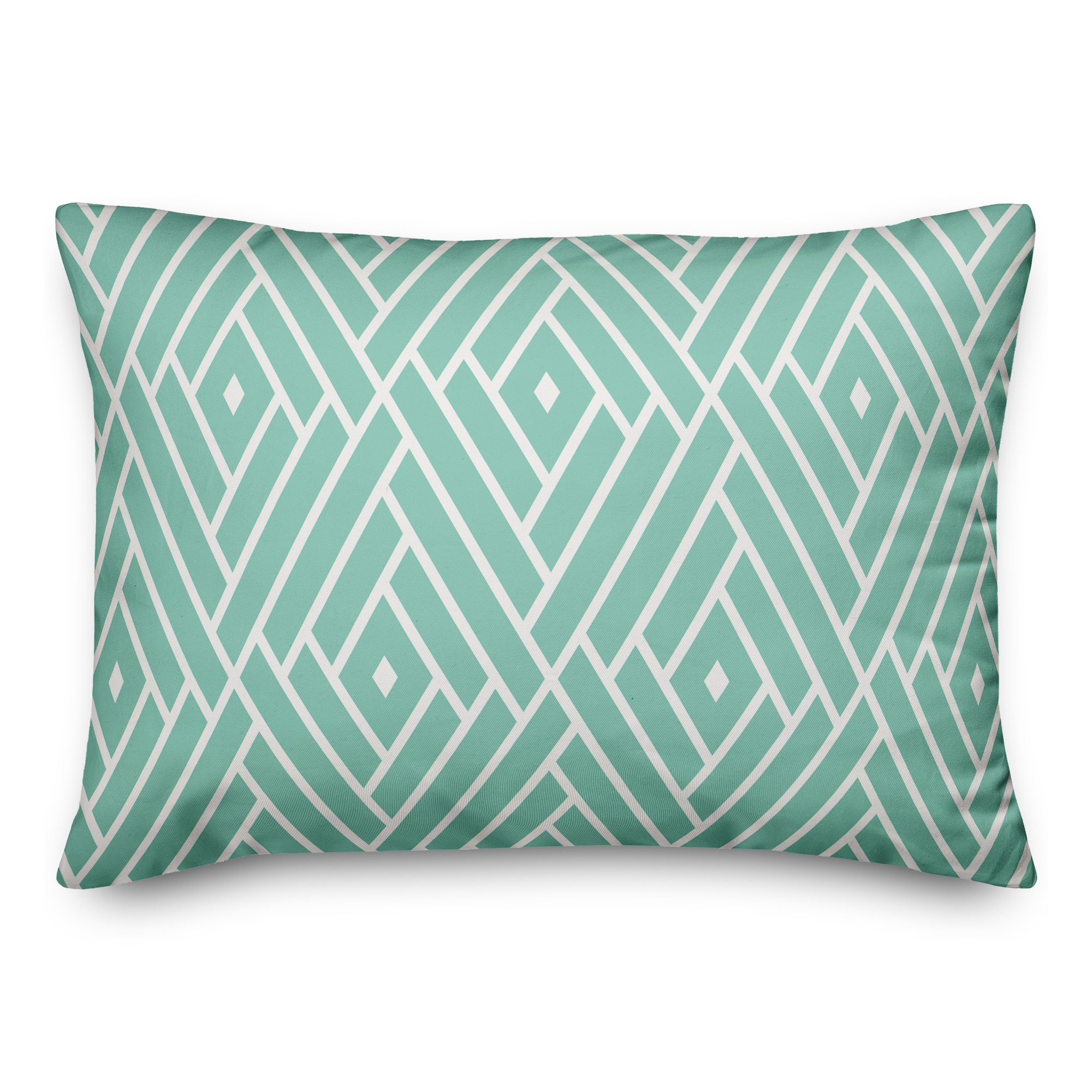 Abstract Diamond Pillow