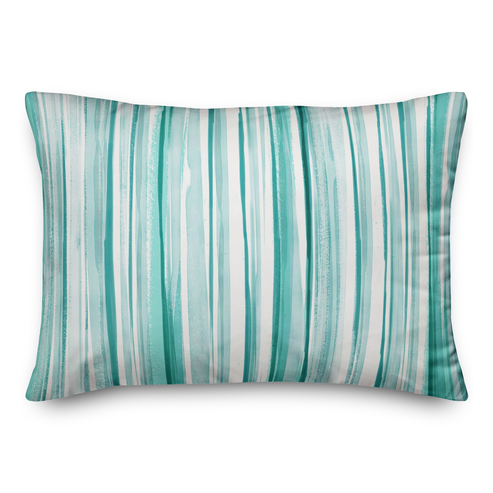 Painterly Stripes Pillow