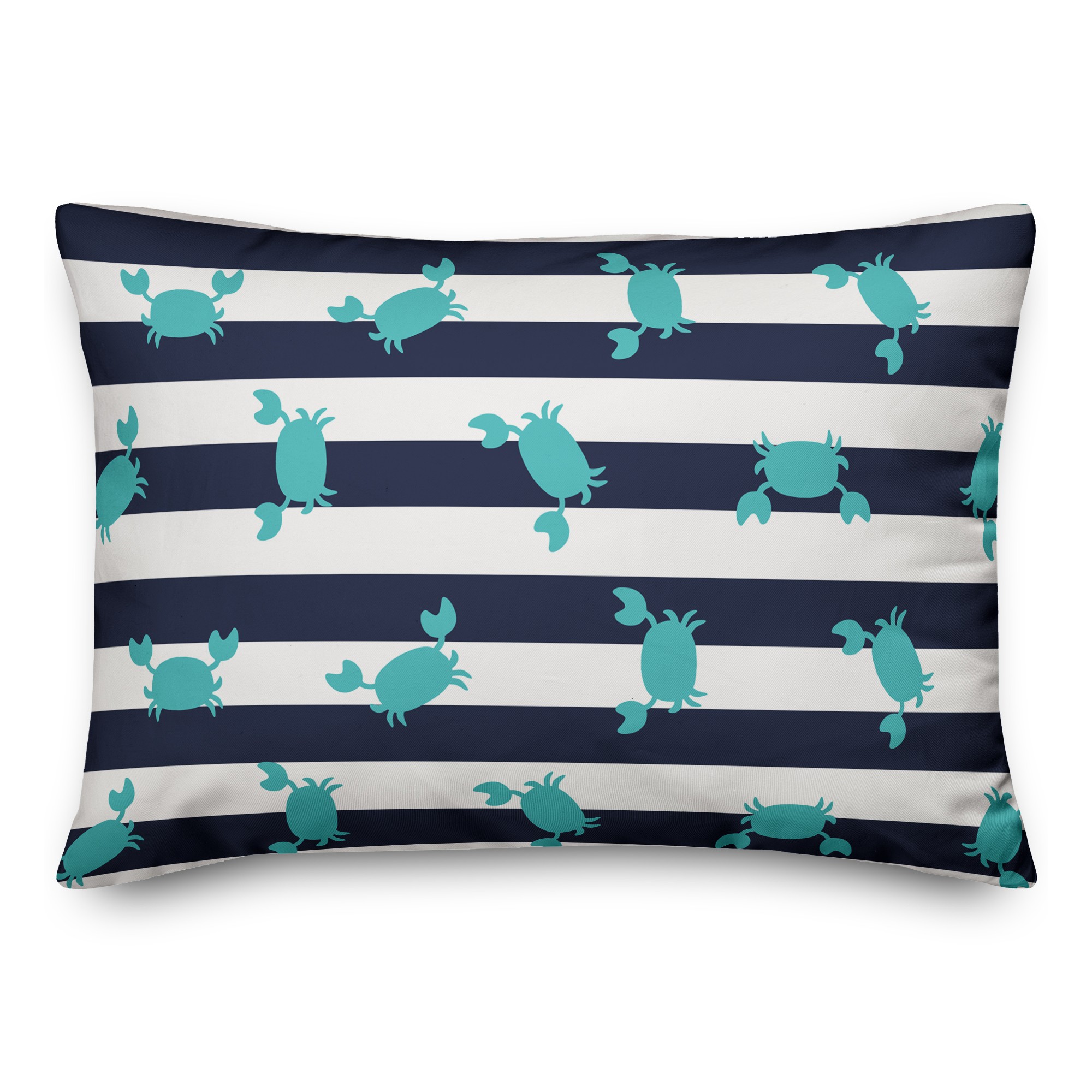 Crabby Stripes Pillow