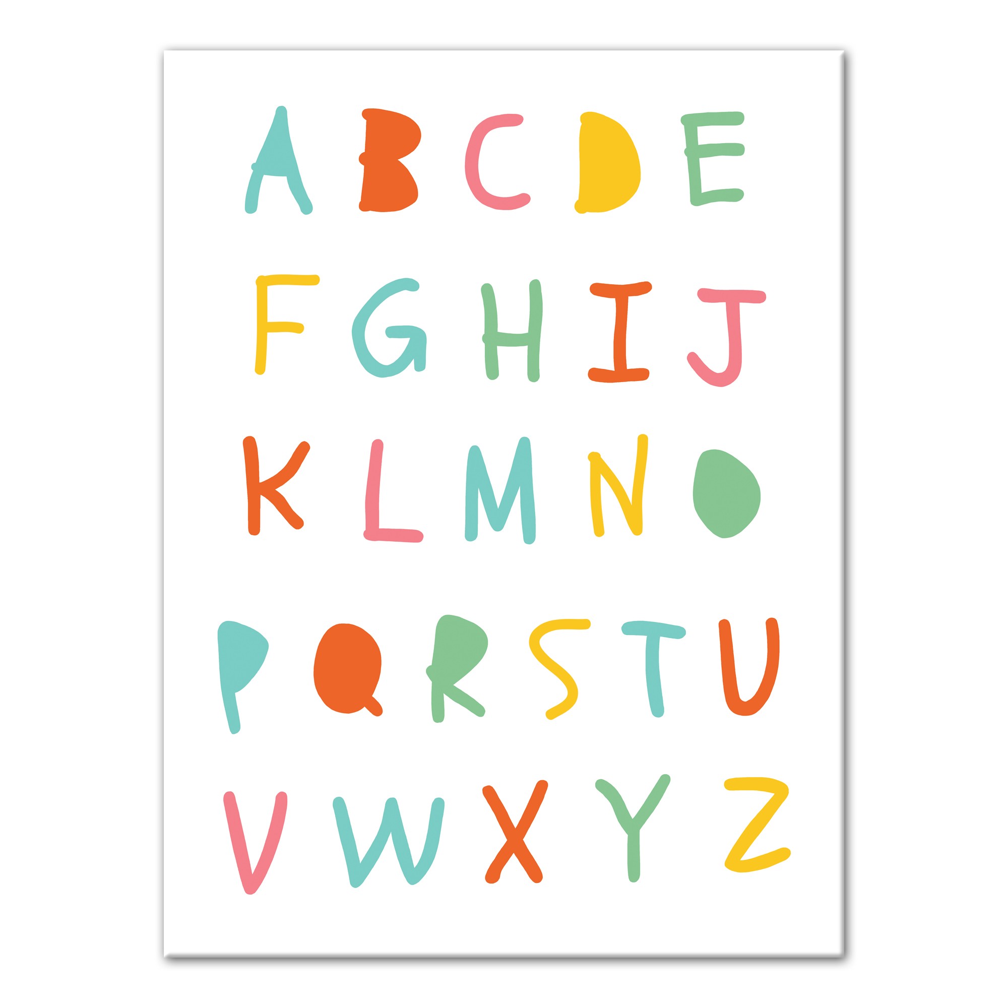 ABC's 30x40 Canvas Wall Art