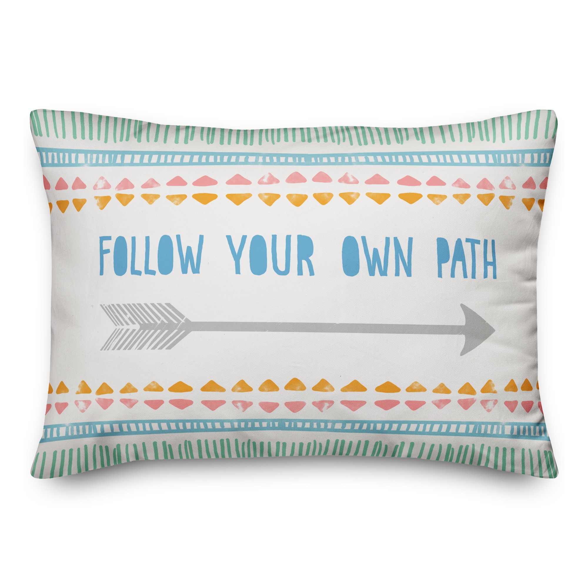 Follow Your Own Path 14x20 Spun Poly Pillow