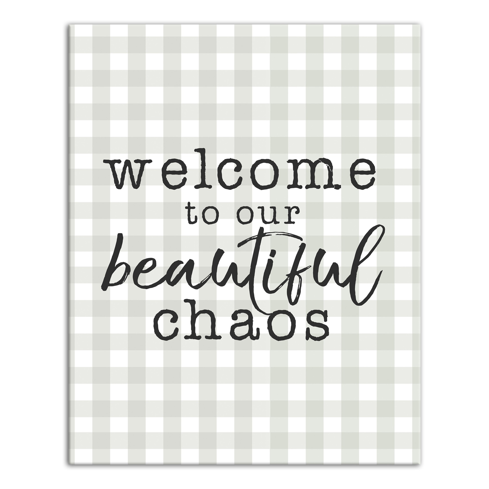 Welcome to our Beautiful Chaos 16x20 Canvas Wall Art