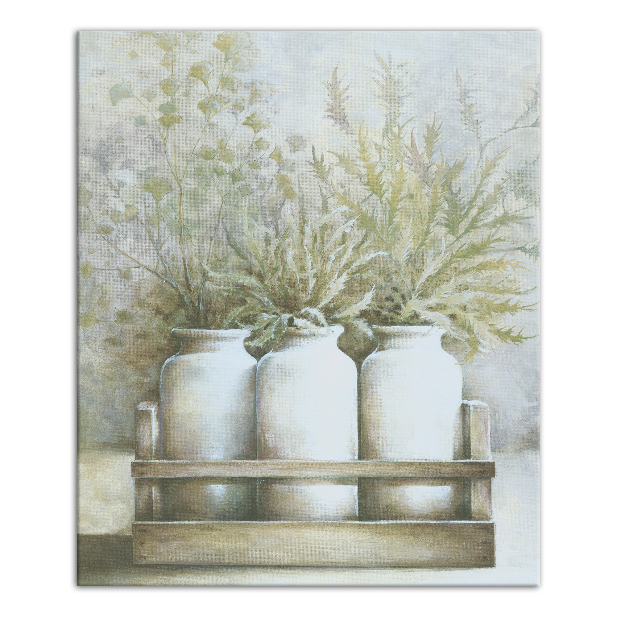 Bottled Botanicals 20x24 Canvas Wall Art