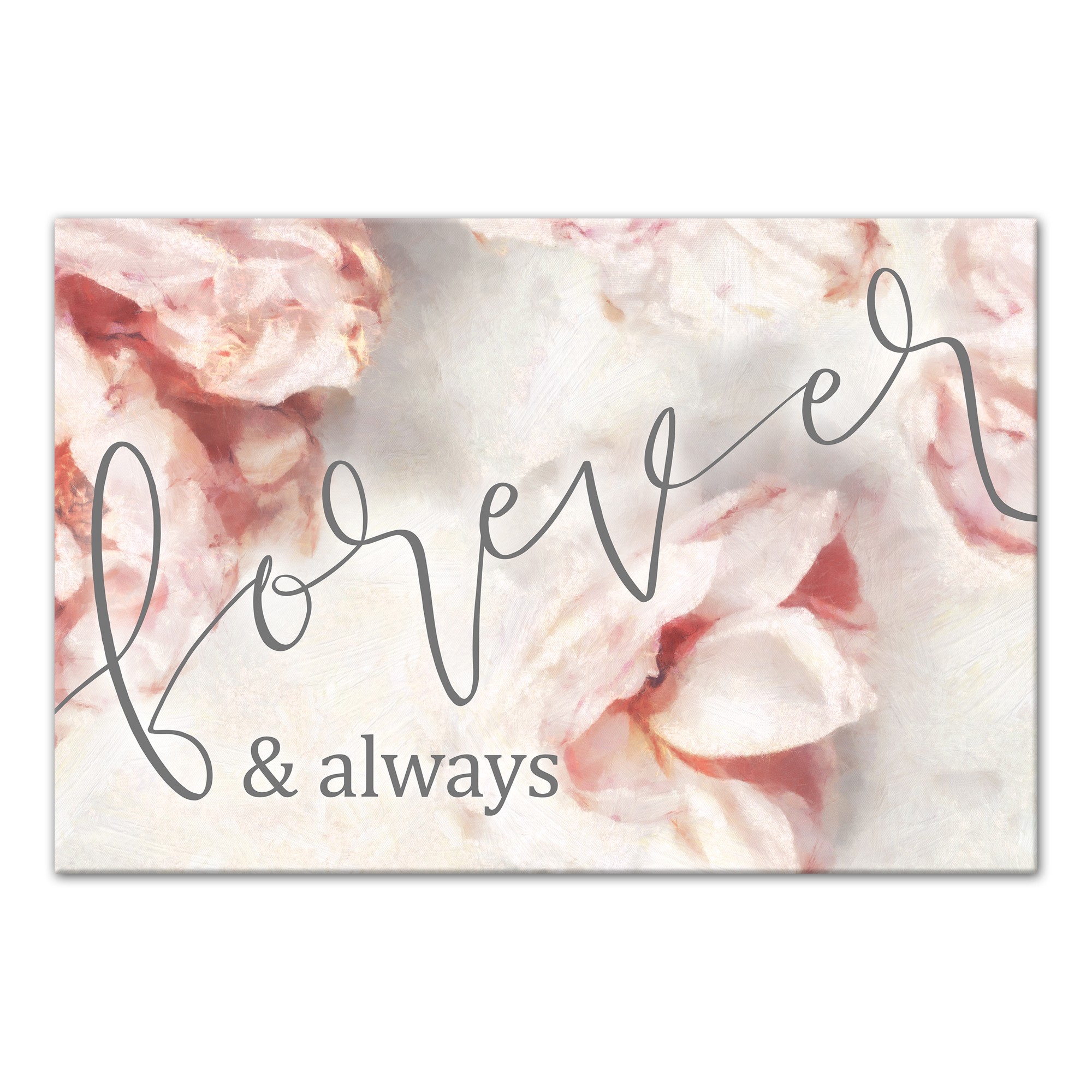 Forever & Always 12x18 Canvas Wall Art