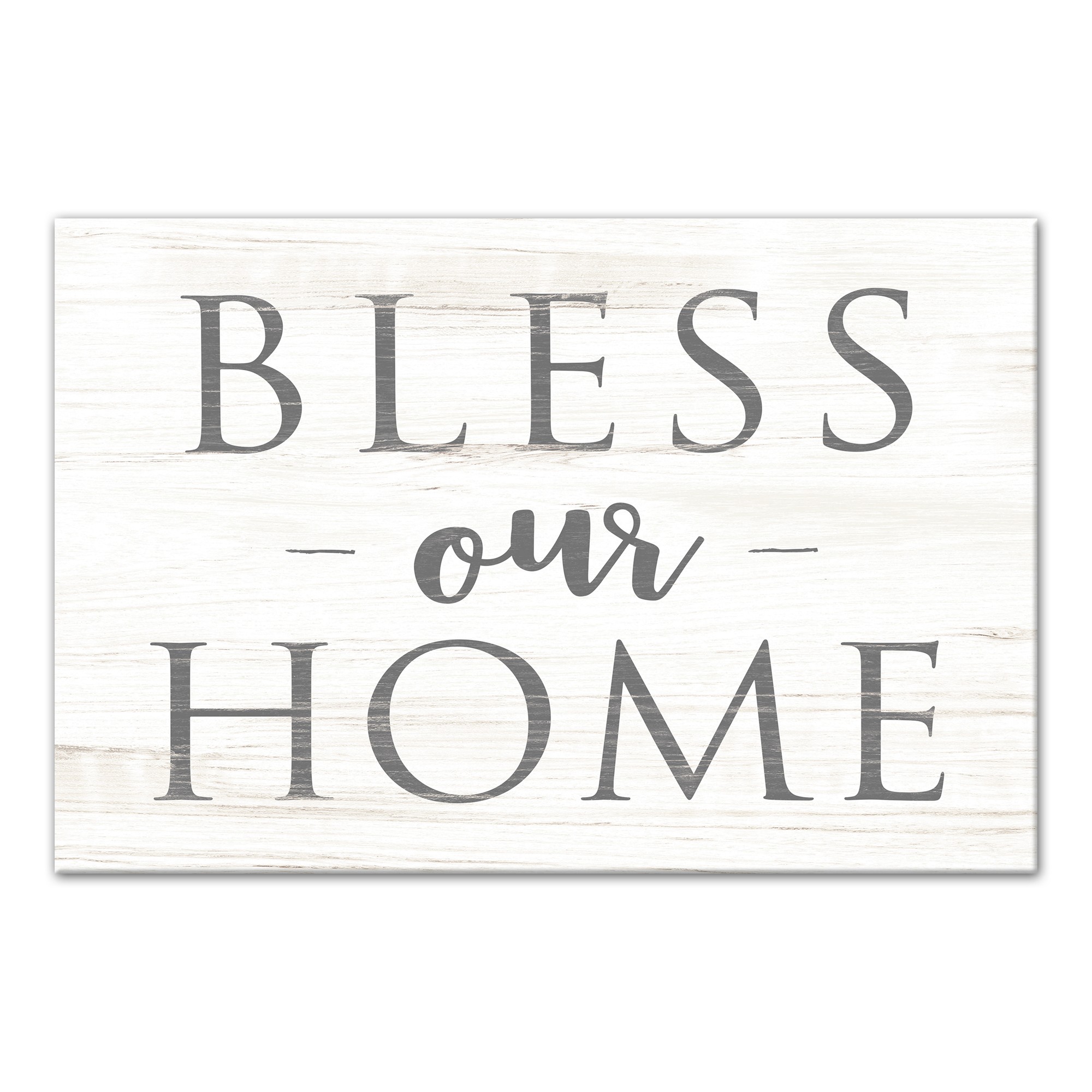 Bless our home 12x18 Canvas Wall Art