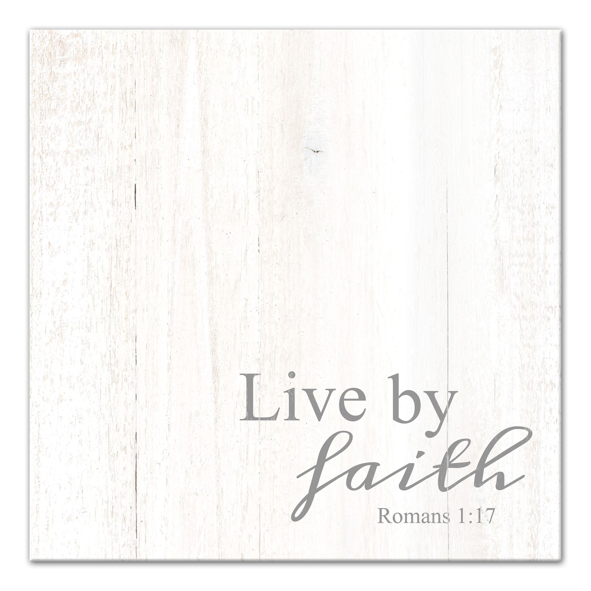 Live by faith Canvas Wall Art