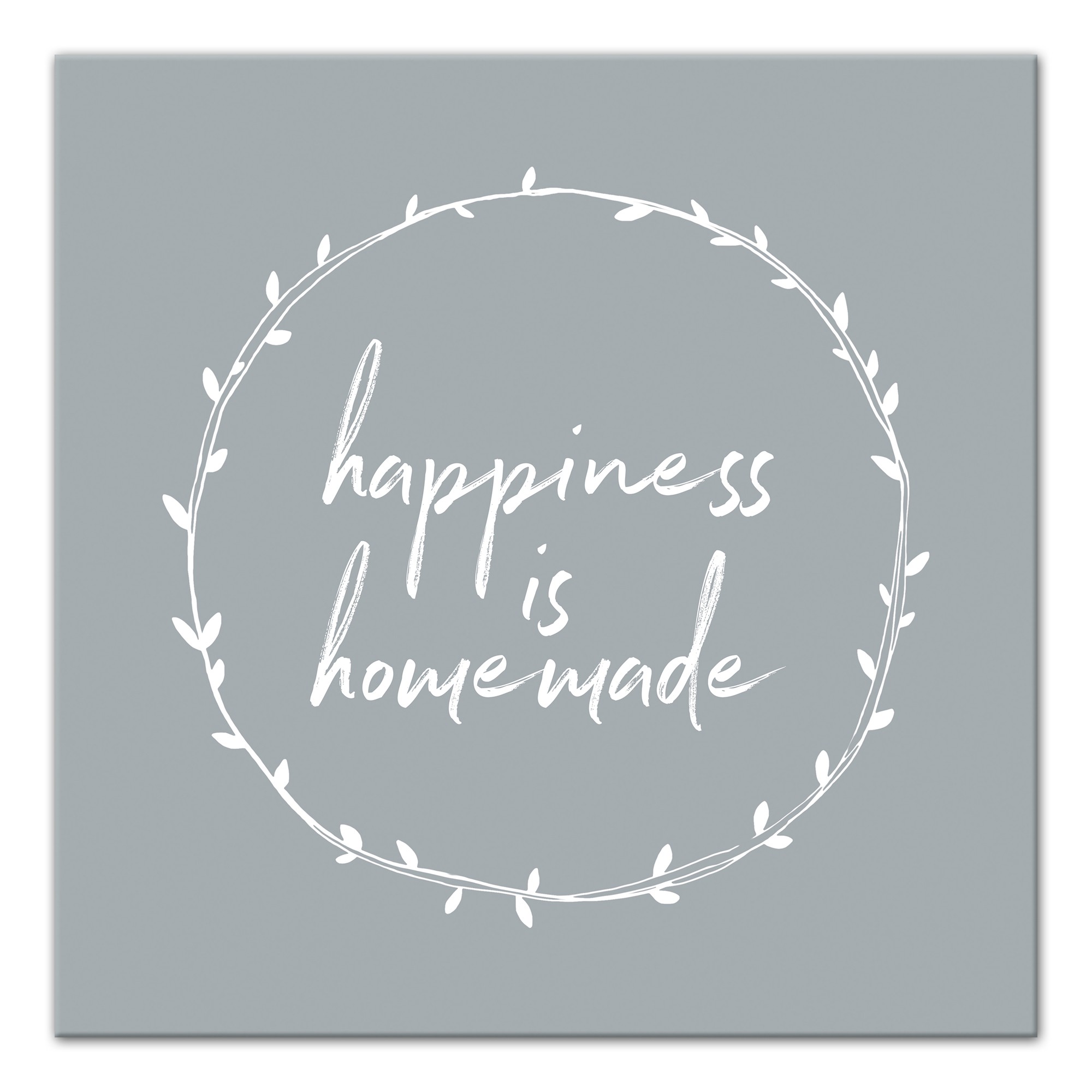 Happiness is homemade Canvas Wall Art