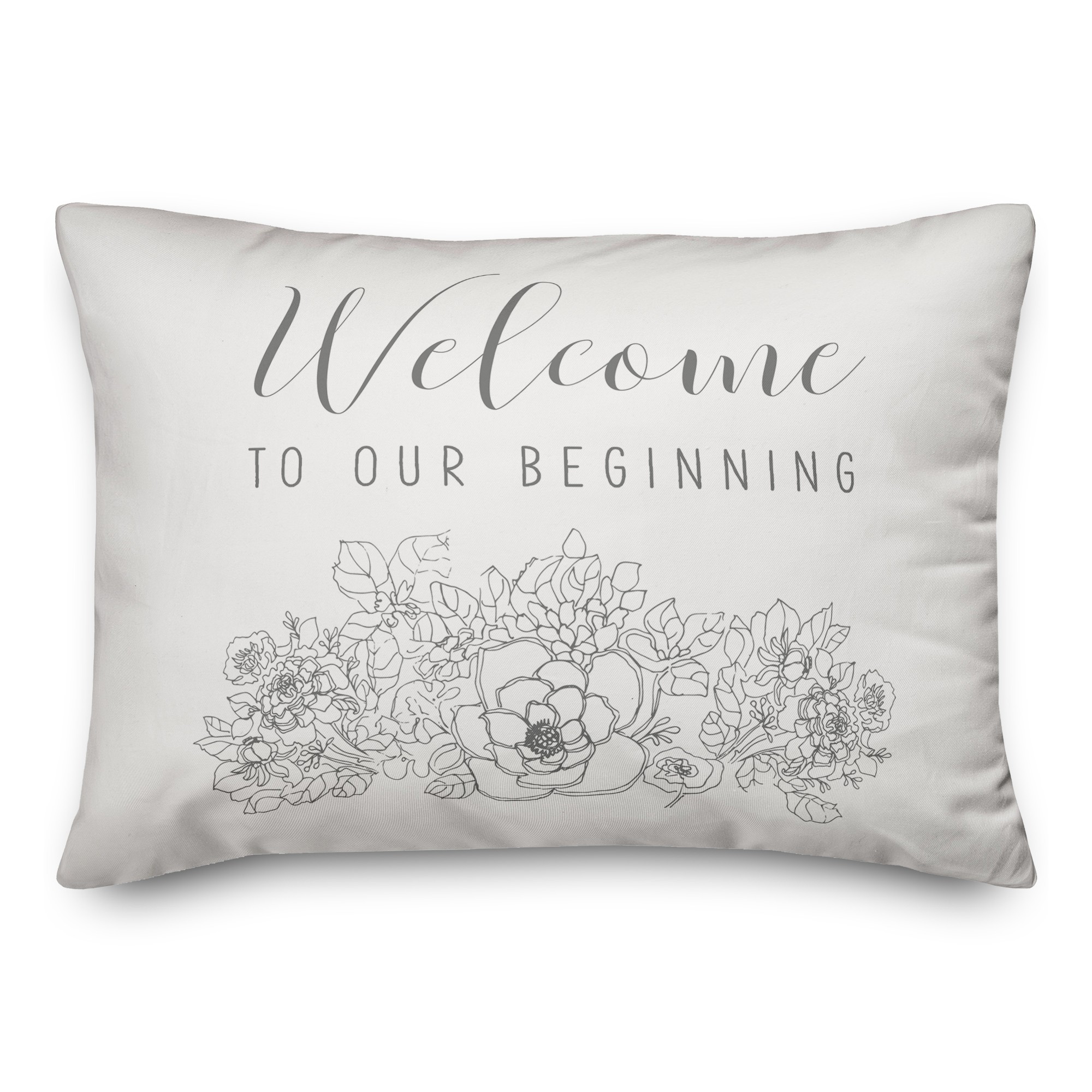 Welcome to our beginning Pillow