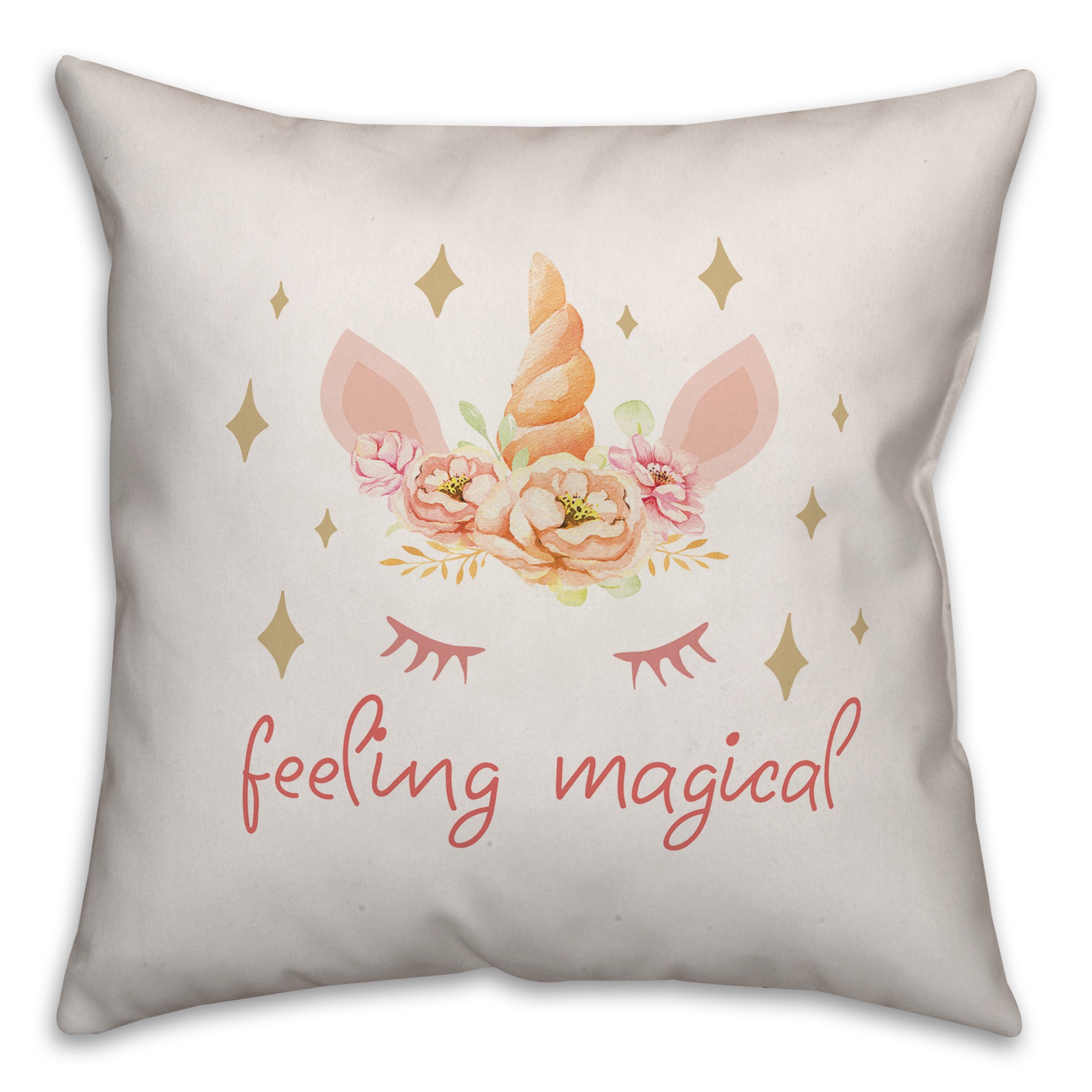 Feeling Magical Unicorn Pillow