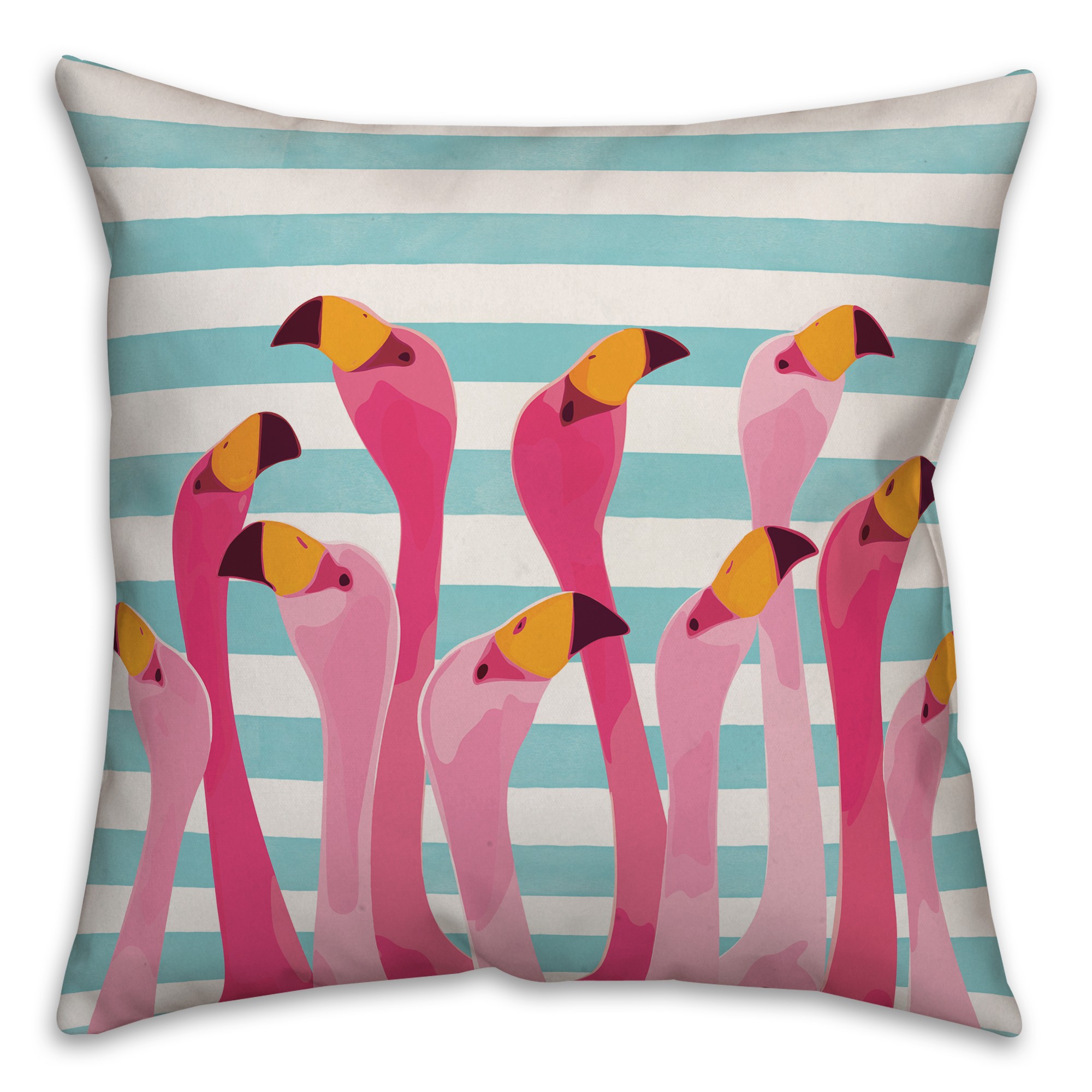 Flamingo Party Pillow
