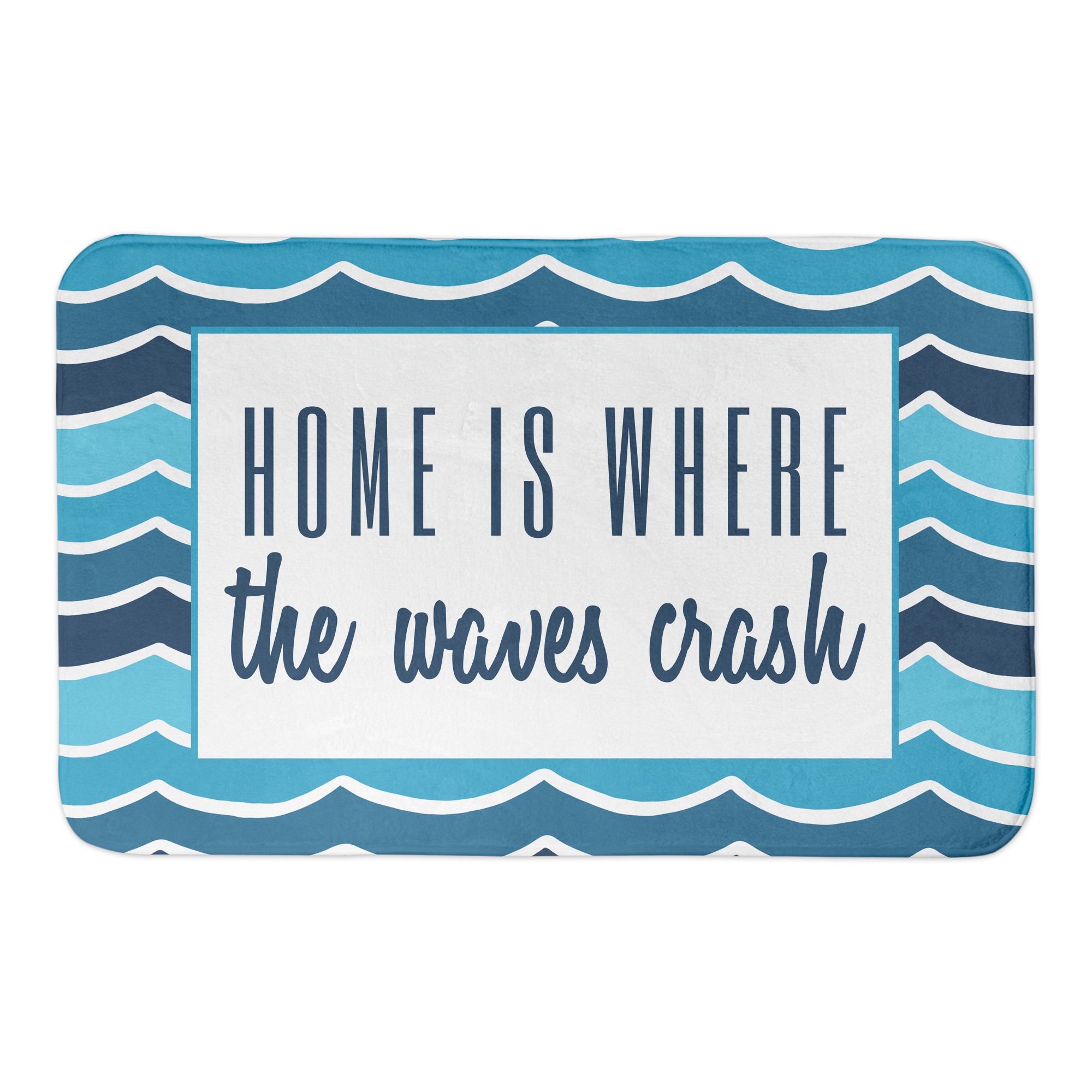 The Waves 34x21 Bath Mat