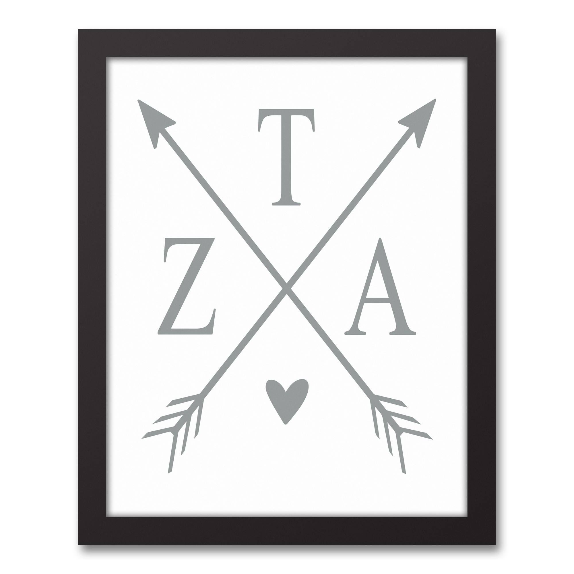 Crossed Arrows Greek Wall Art