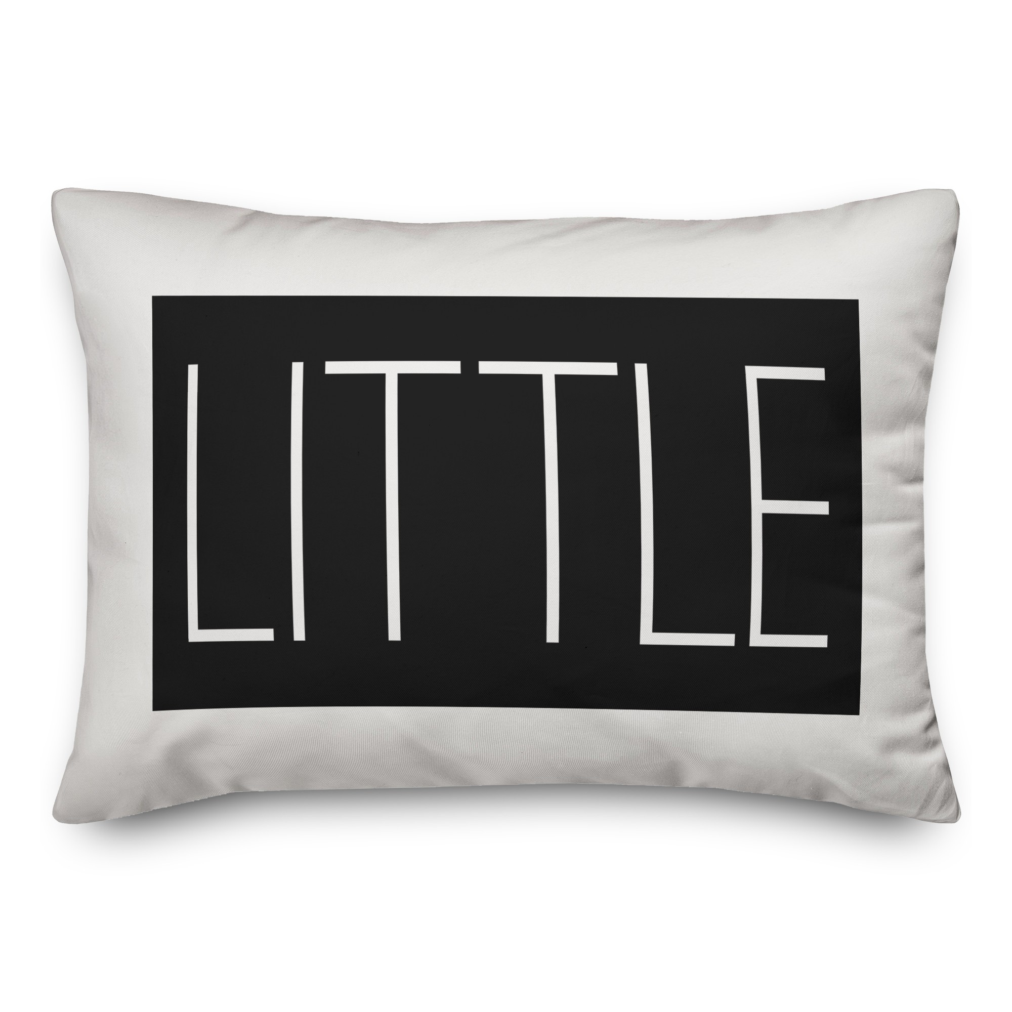 Little Typography 14x20 Spun Poly Pillow