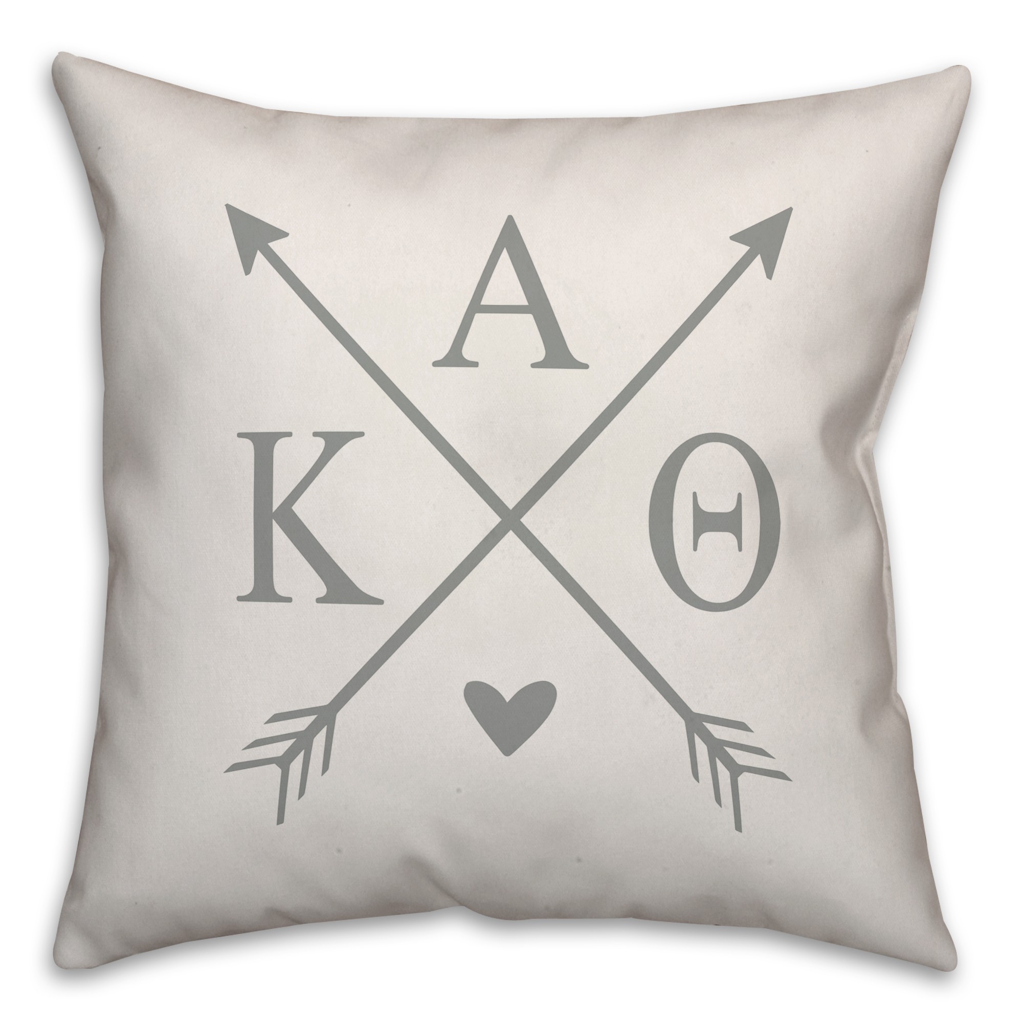 Crossed Arrows Spun Poly Pillow