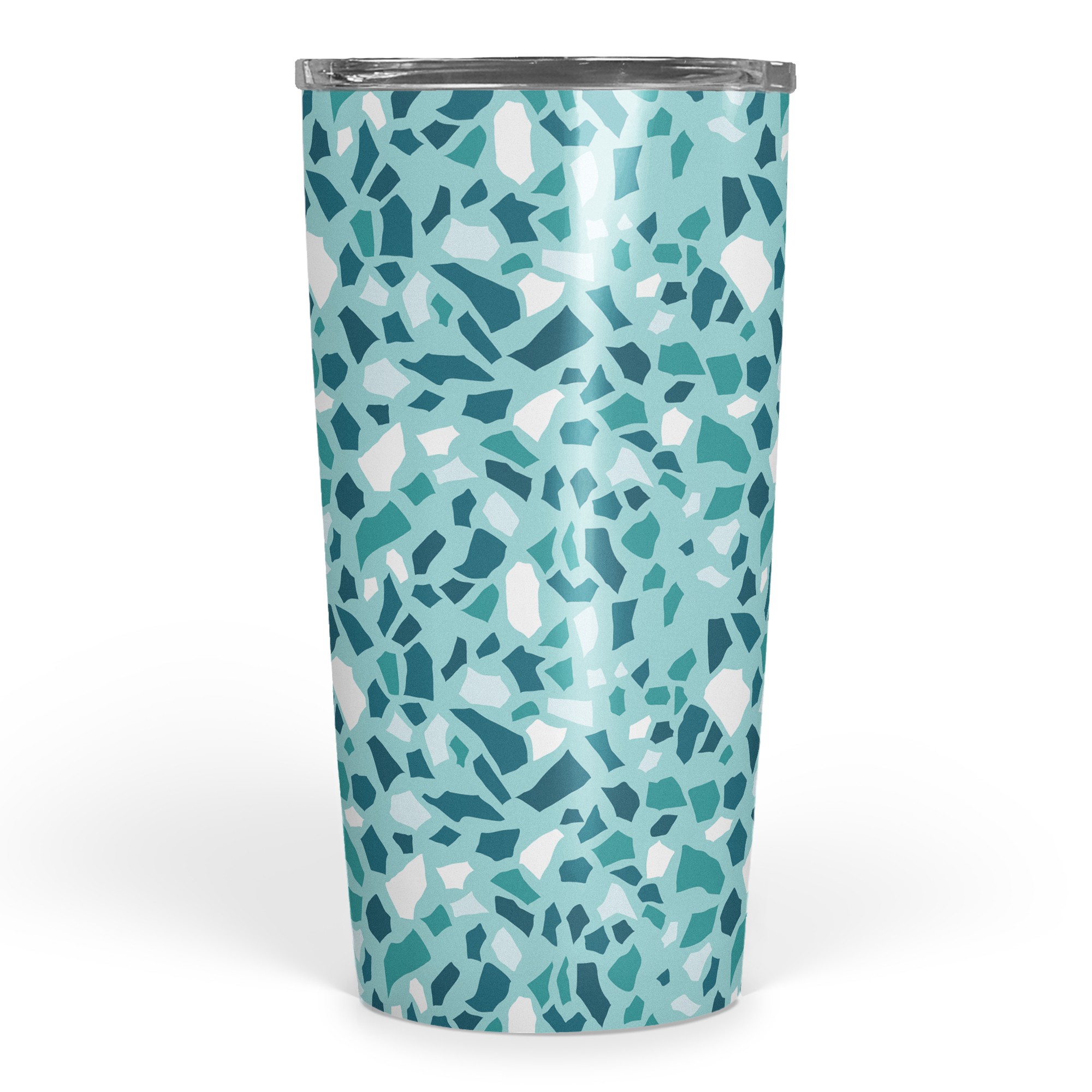 Designs Direct Creative Group Teal Terrazzo Pattern 20 oz Tumbler