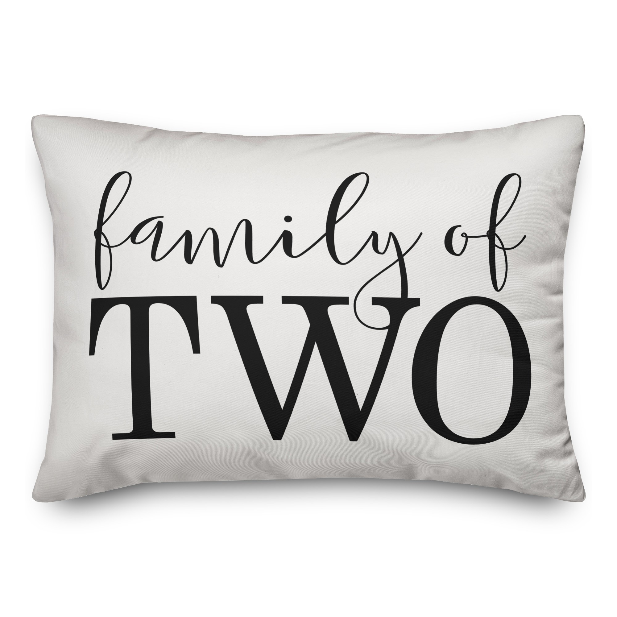 Family of Two 14x20 Indoor / Outdoor Pillow