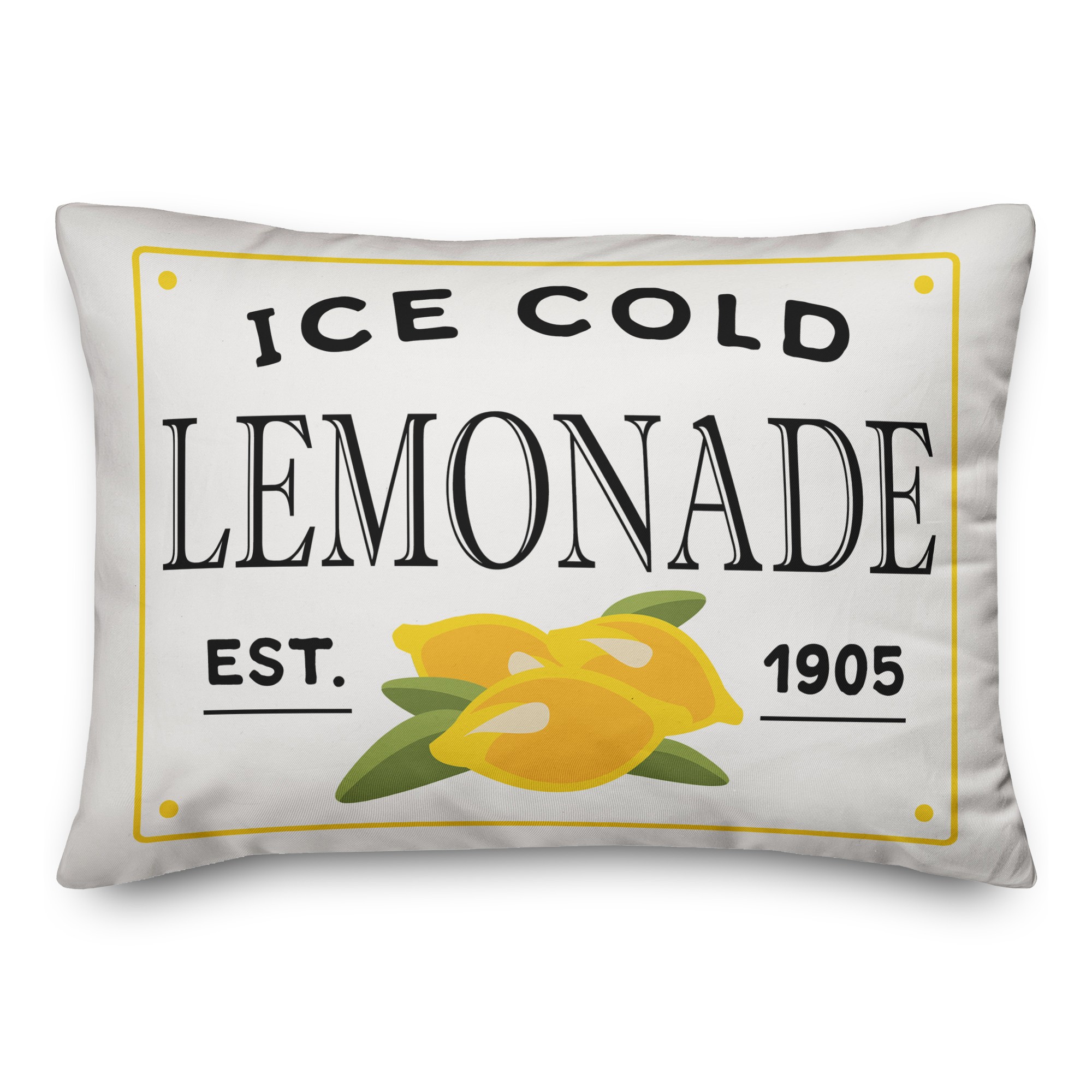 Ice Cold Lemonade 14x20 Indoor / Outdoor Pillow