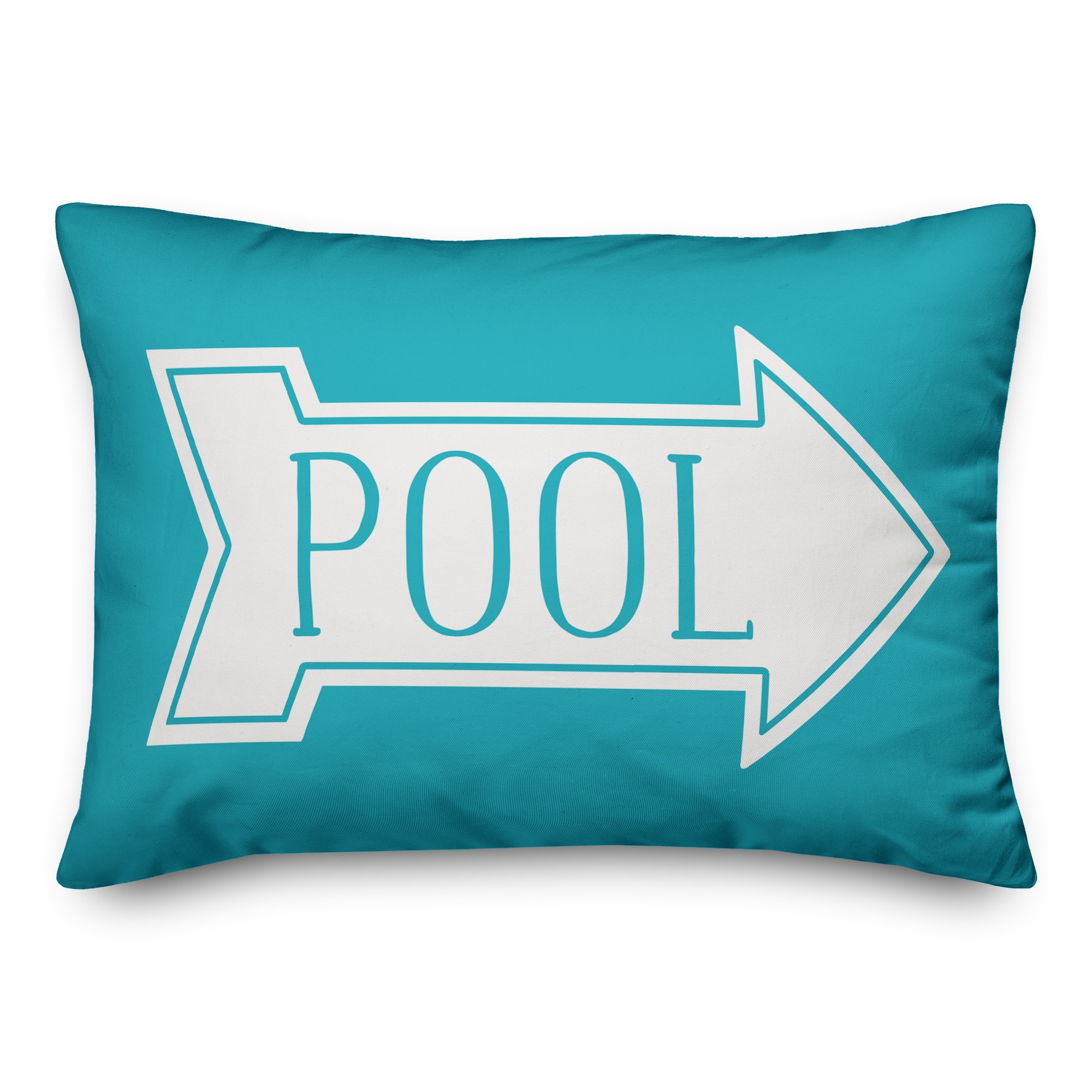 Pool Arrow 14x20 Indoor / Outdoor Pillow