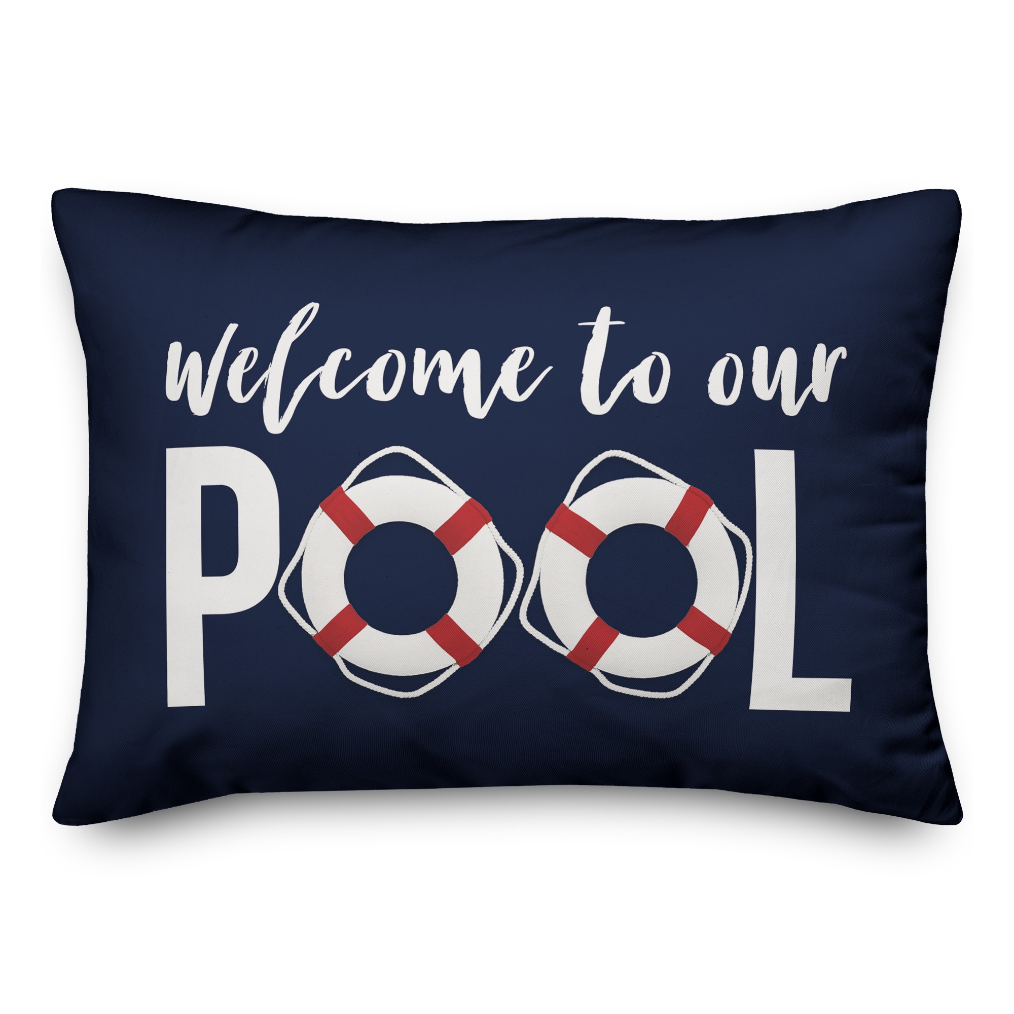 Welcome to our pool life savers 14x20 Indoor / Outdoor Pillow
