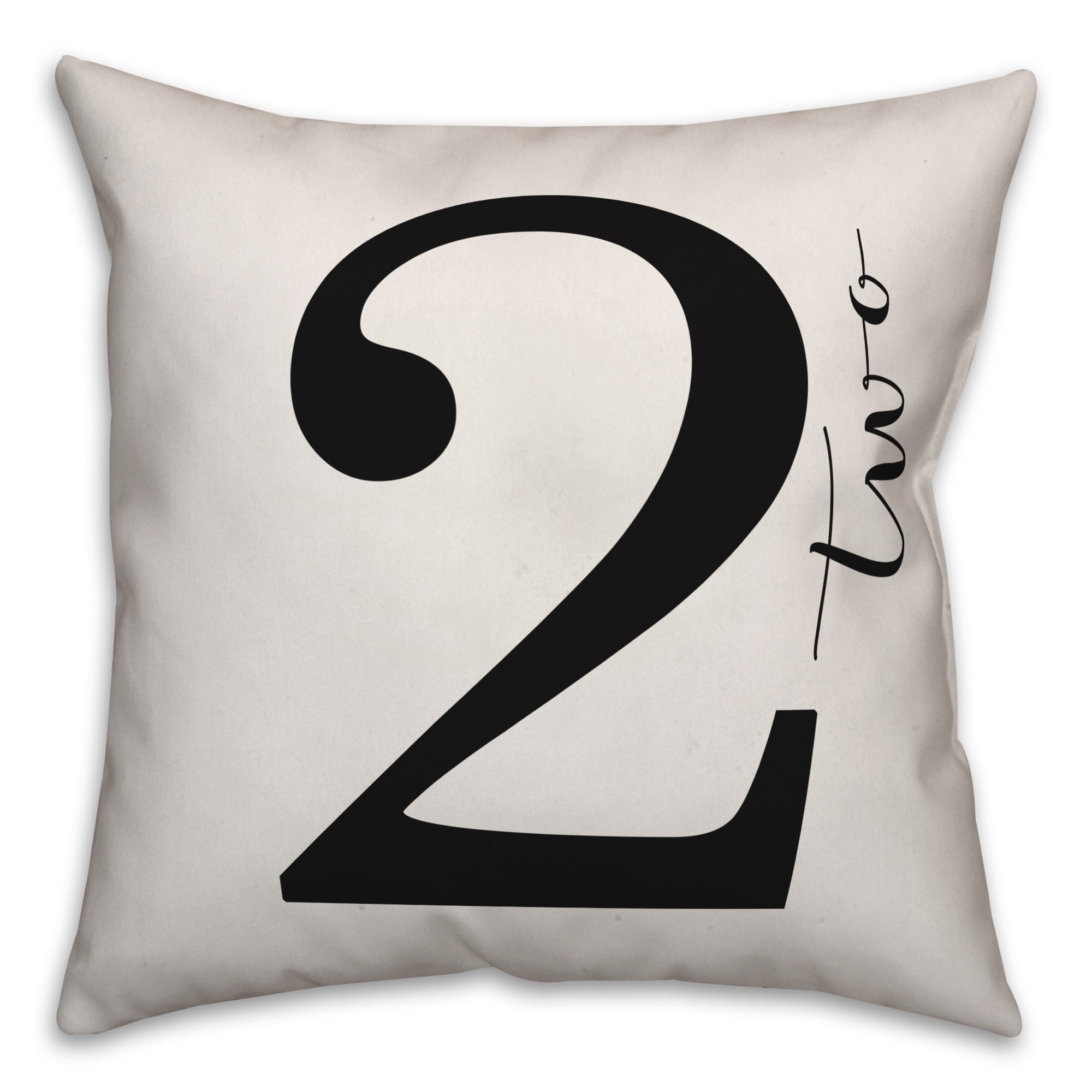 Script Two 18x18 Indoor / Outdoor Pillow