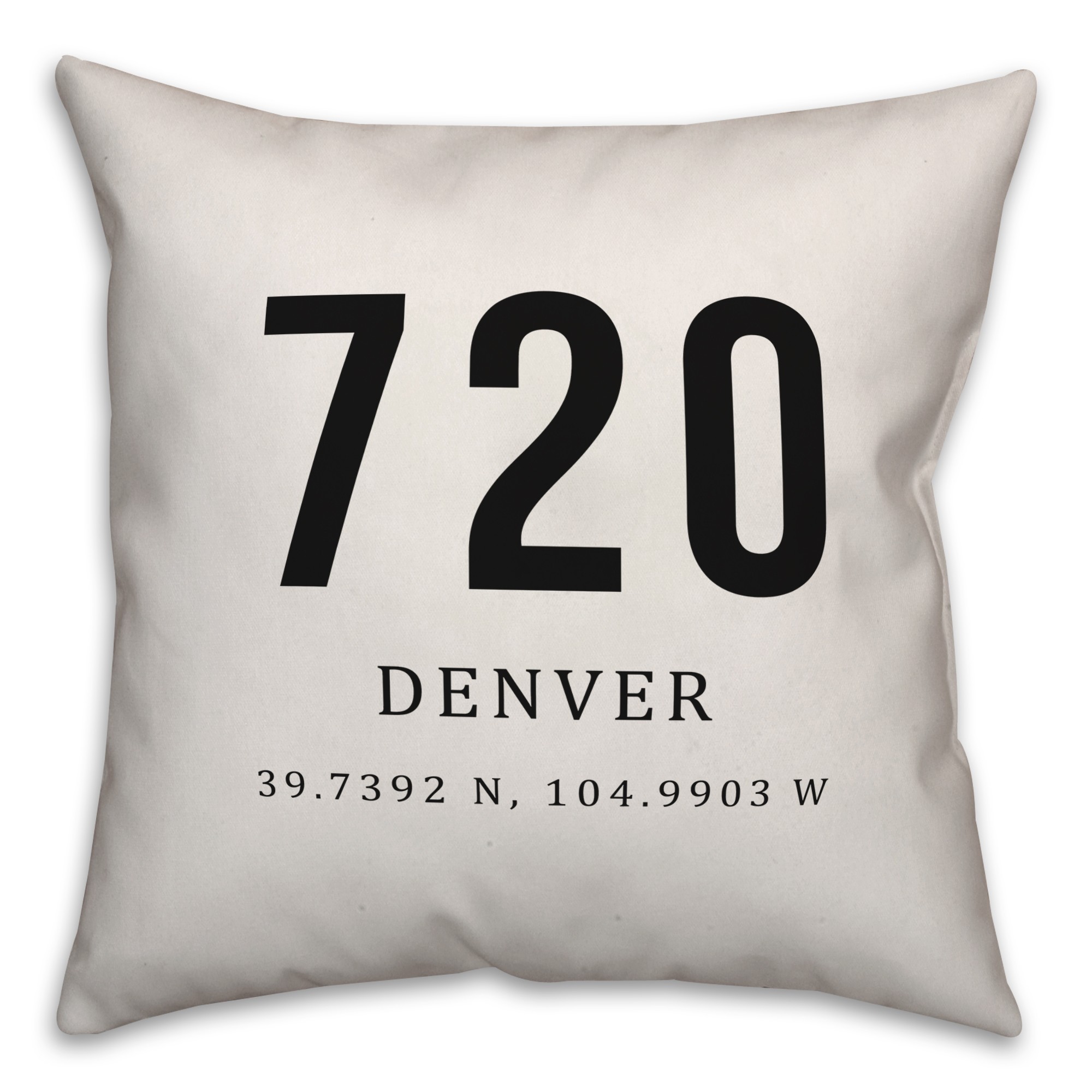 Denver Coordinates 18x18 Indoor / Outdoor Pillow