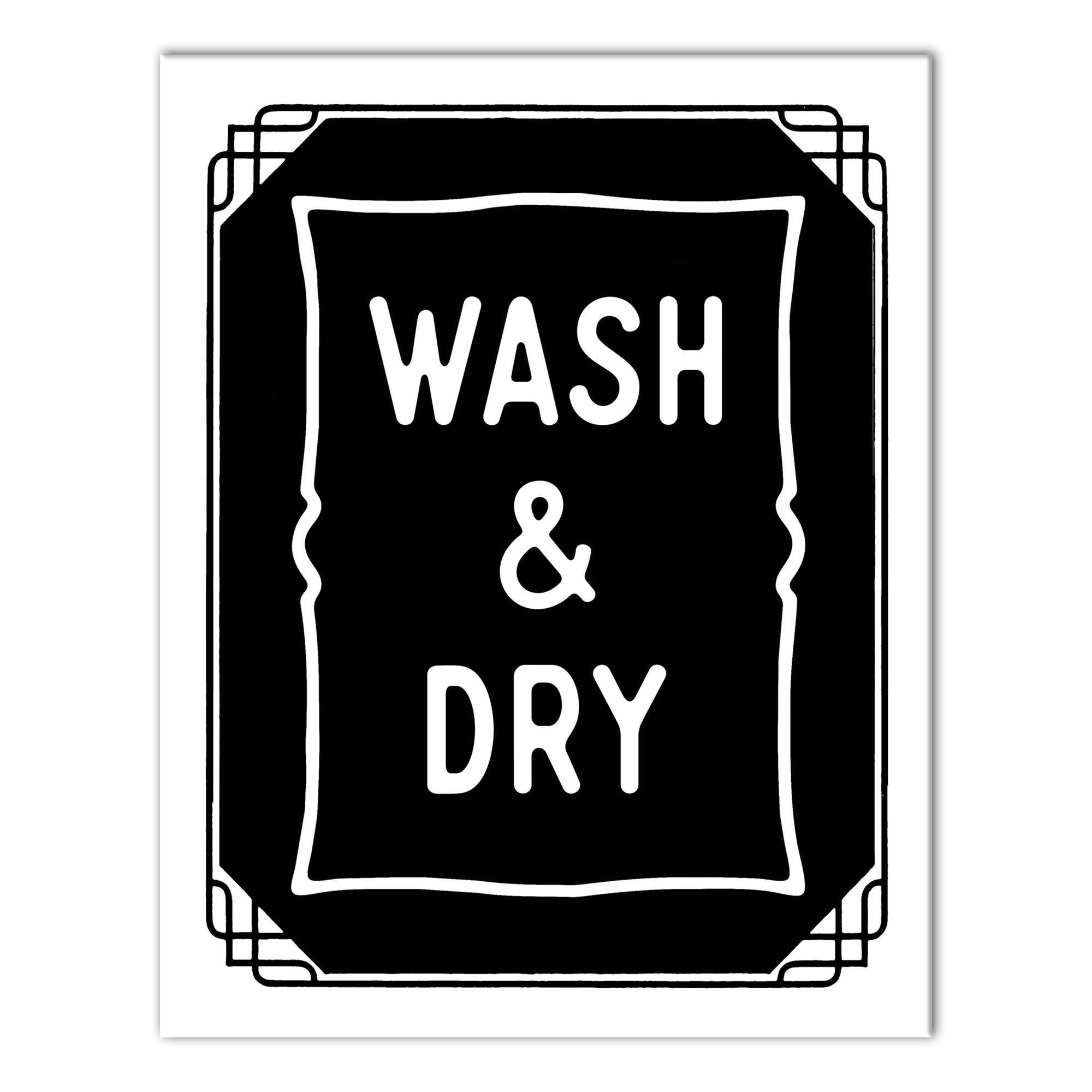 Wash & Dry 11x14 Canvas Wall Art