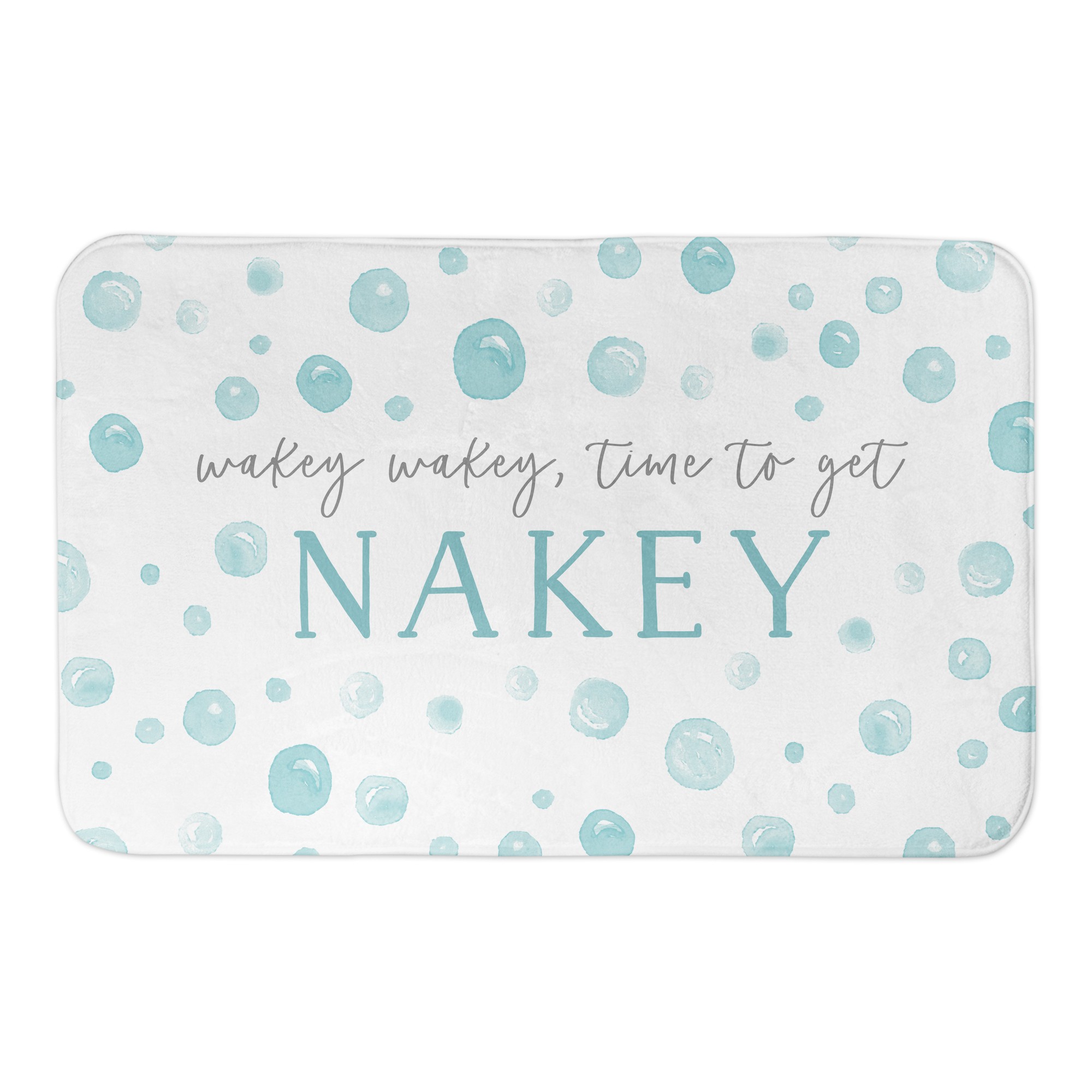 Wakey, Wakey Bubbles 34x21 Bath Mat
