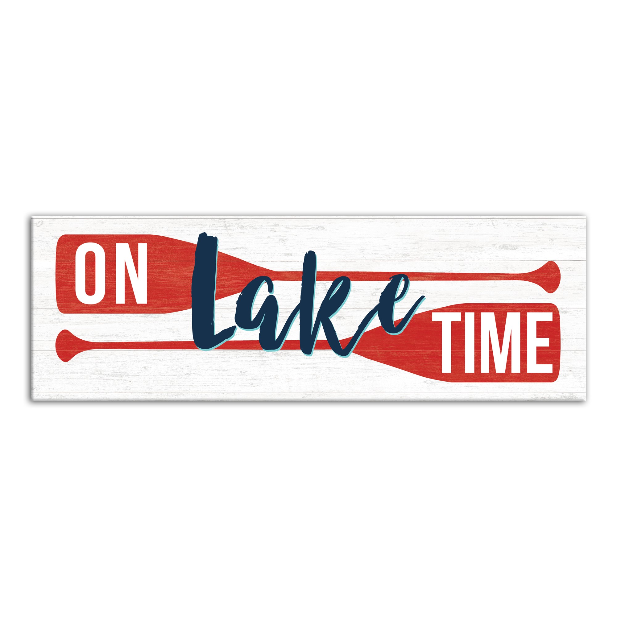 On Lake Time 20x60 Canvas Wall Art