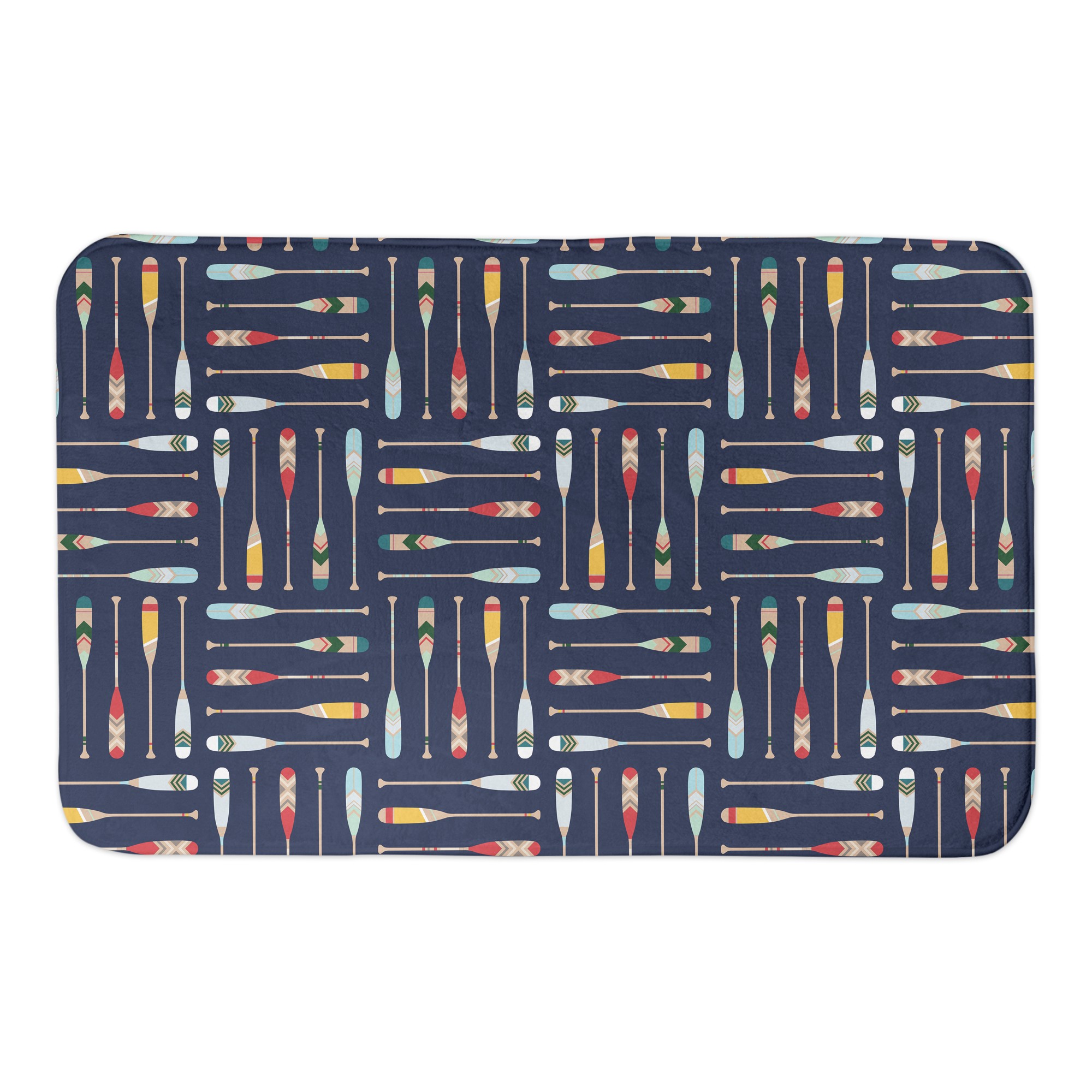 Paddle Pattern 34x21 Bath Mat
