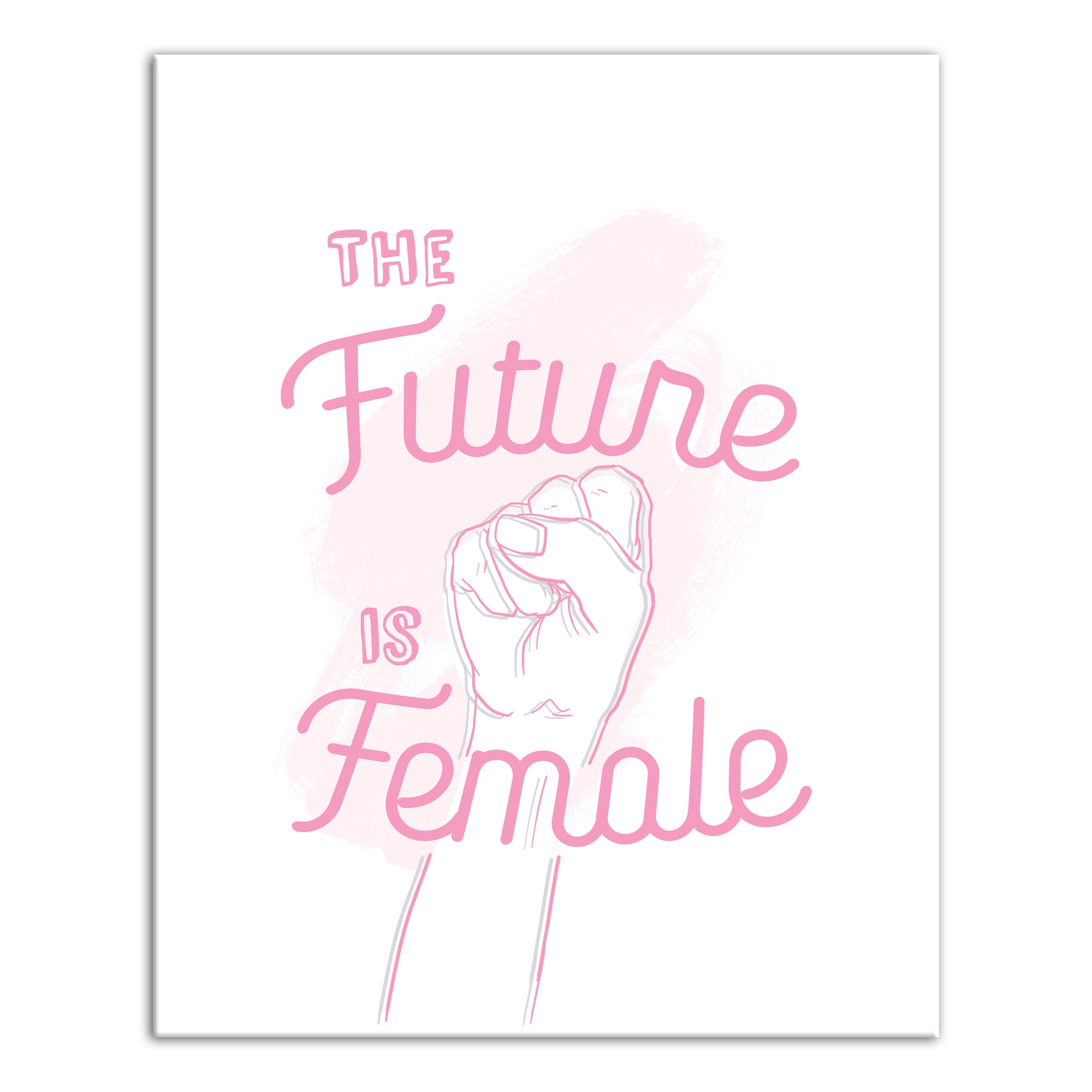 The Future is Female 16x20 Canvas Wall Art