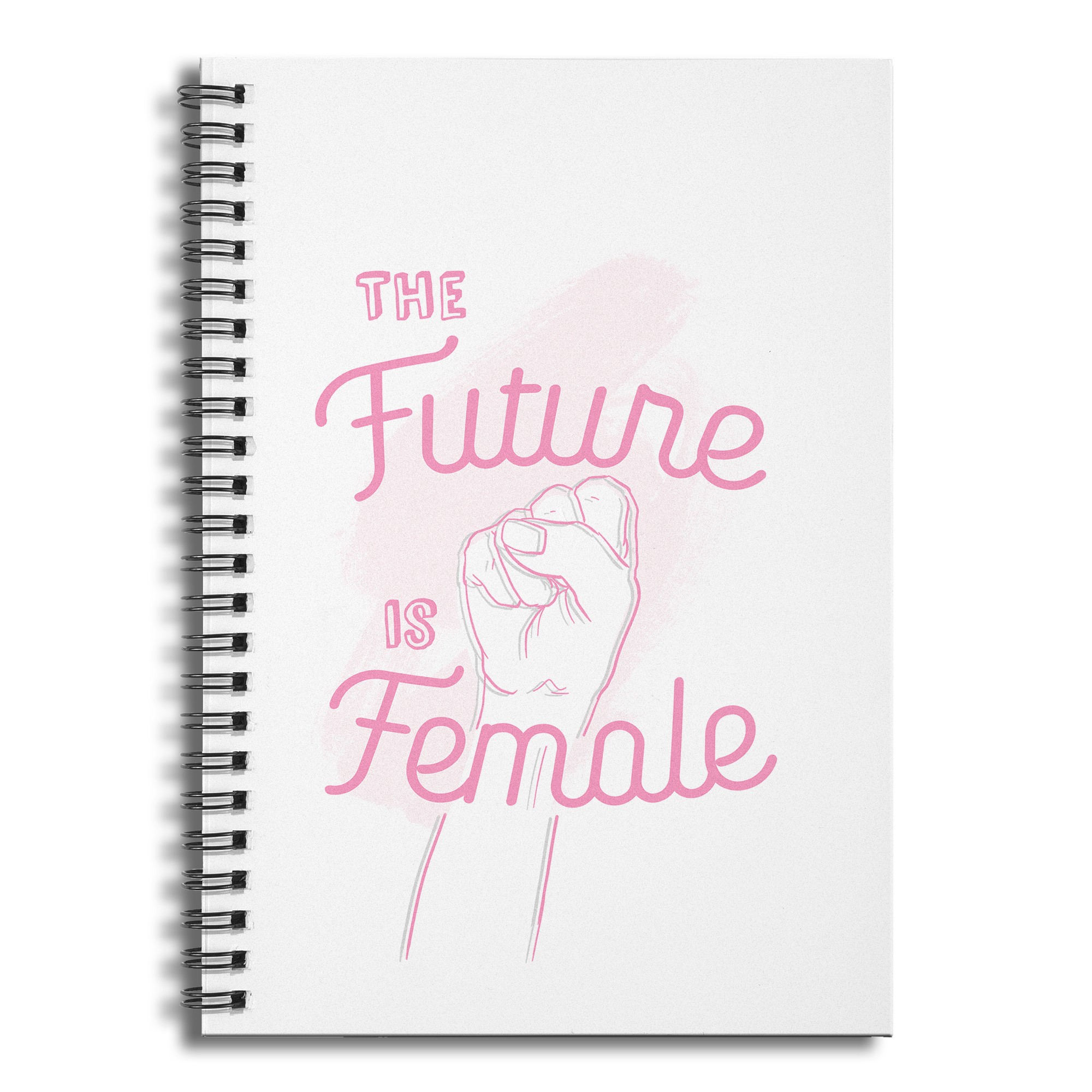 The Future is Female 6x8 Ruled Spiral Notebook