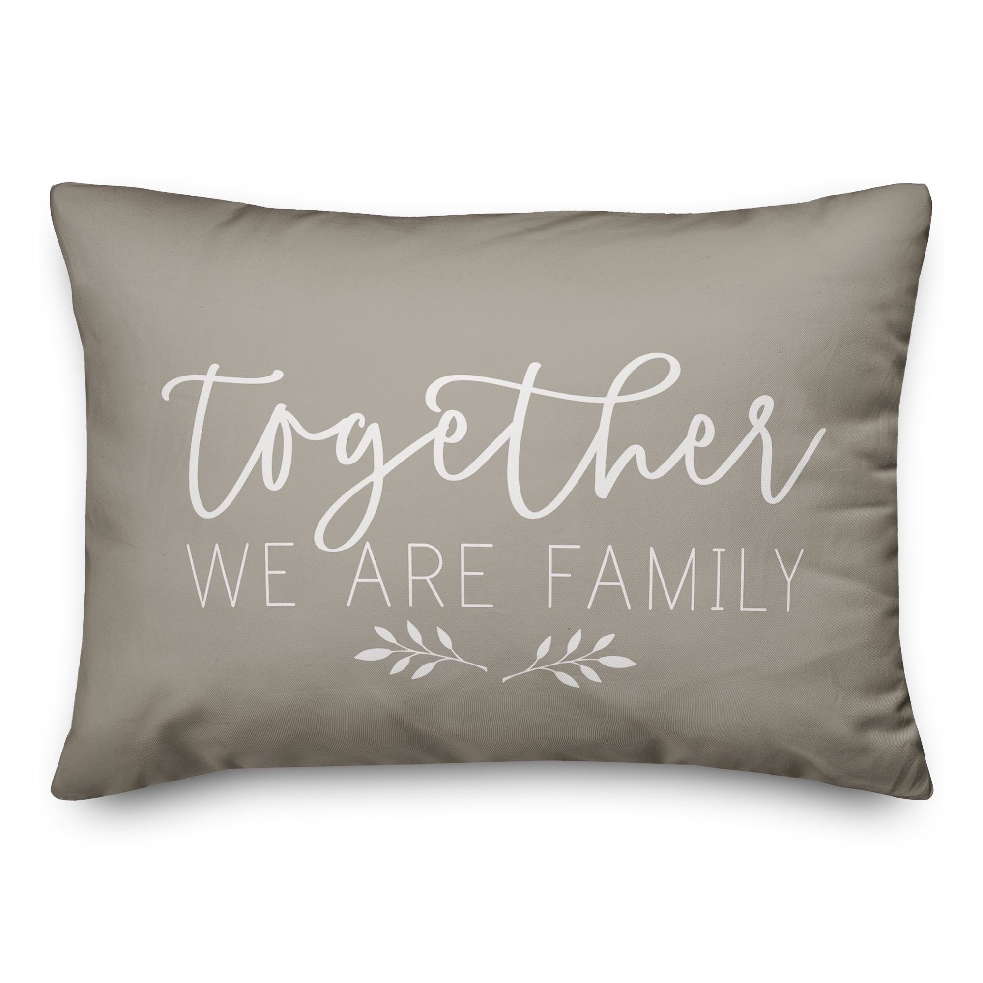 Together We Are Family 14x20 Spun Poly Pillow