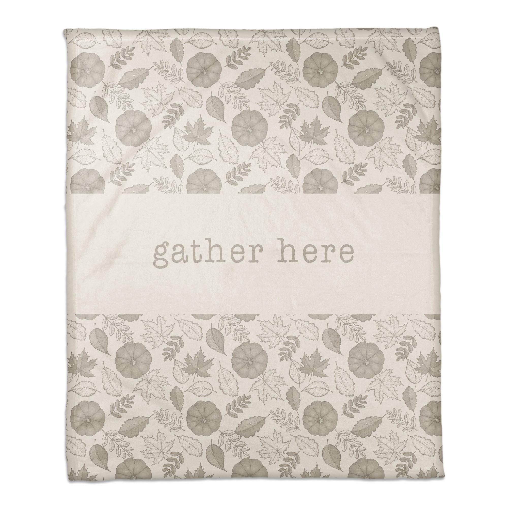 Gather Here 50x60 Coral Fleece Blanket