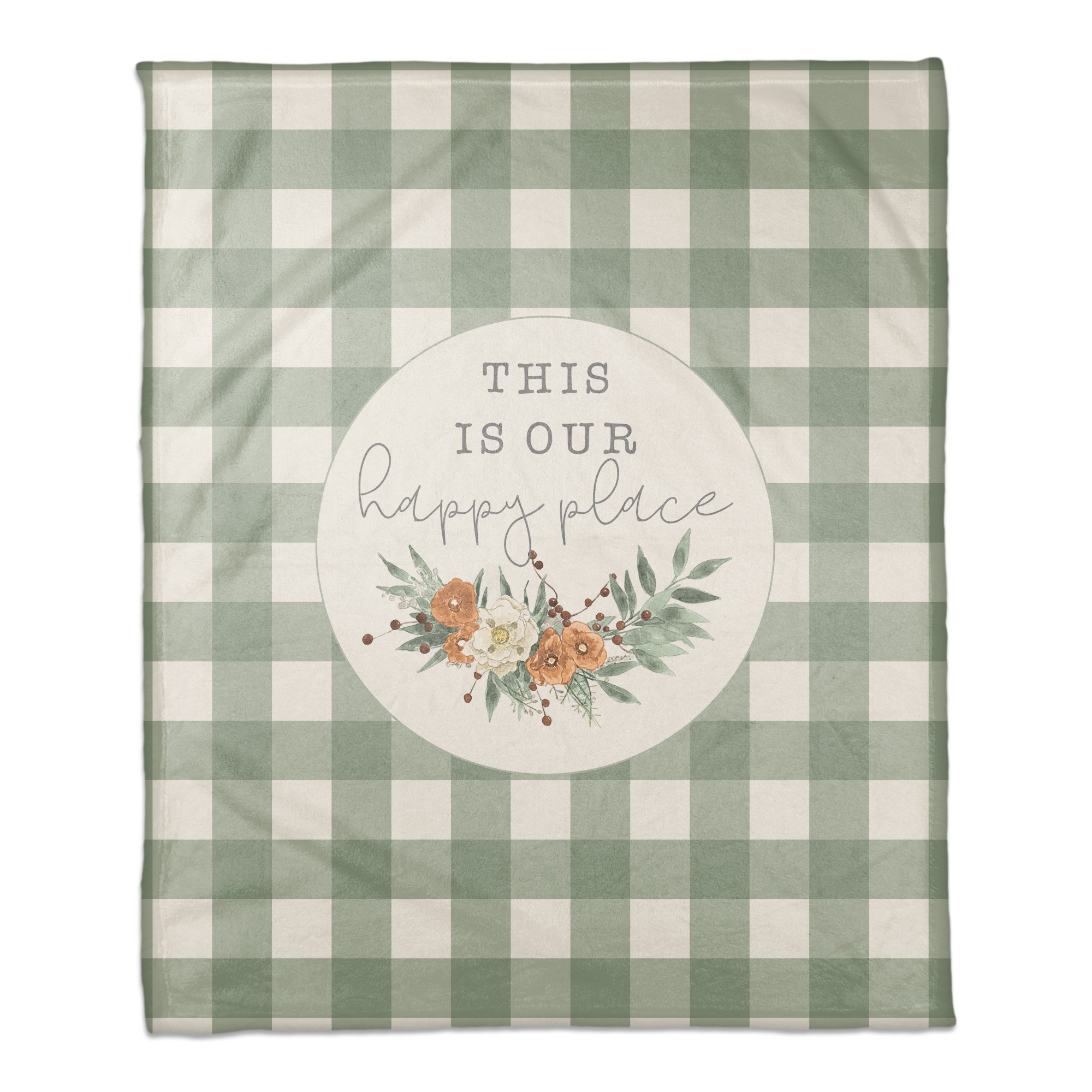This Is Our Happy Place 50x60 Coral Fleece Blanket