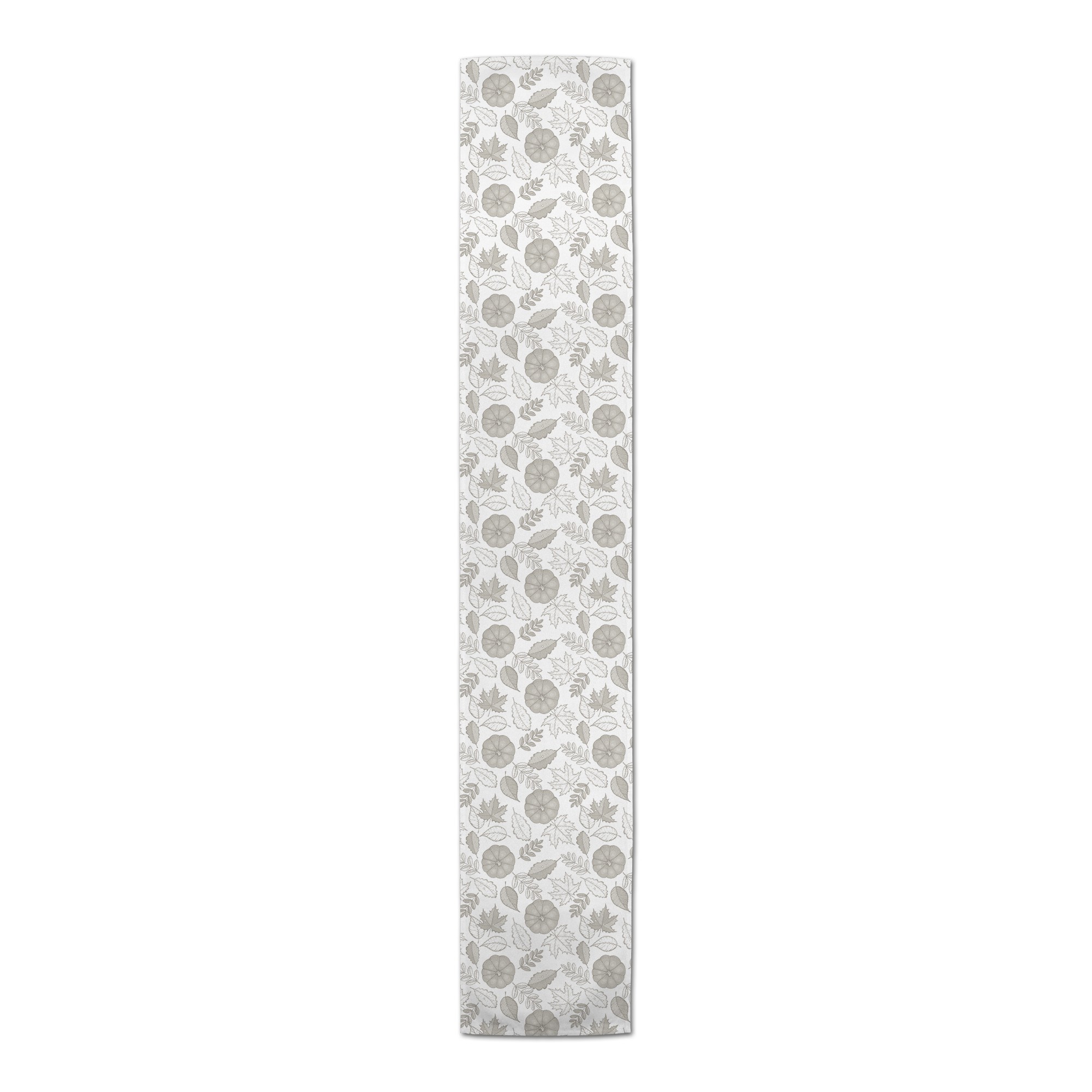 Gray Pumpkin Pattern  Runner