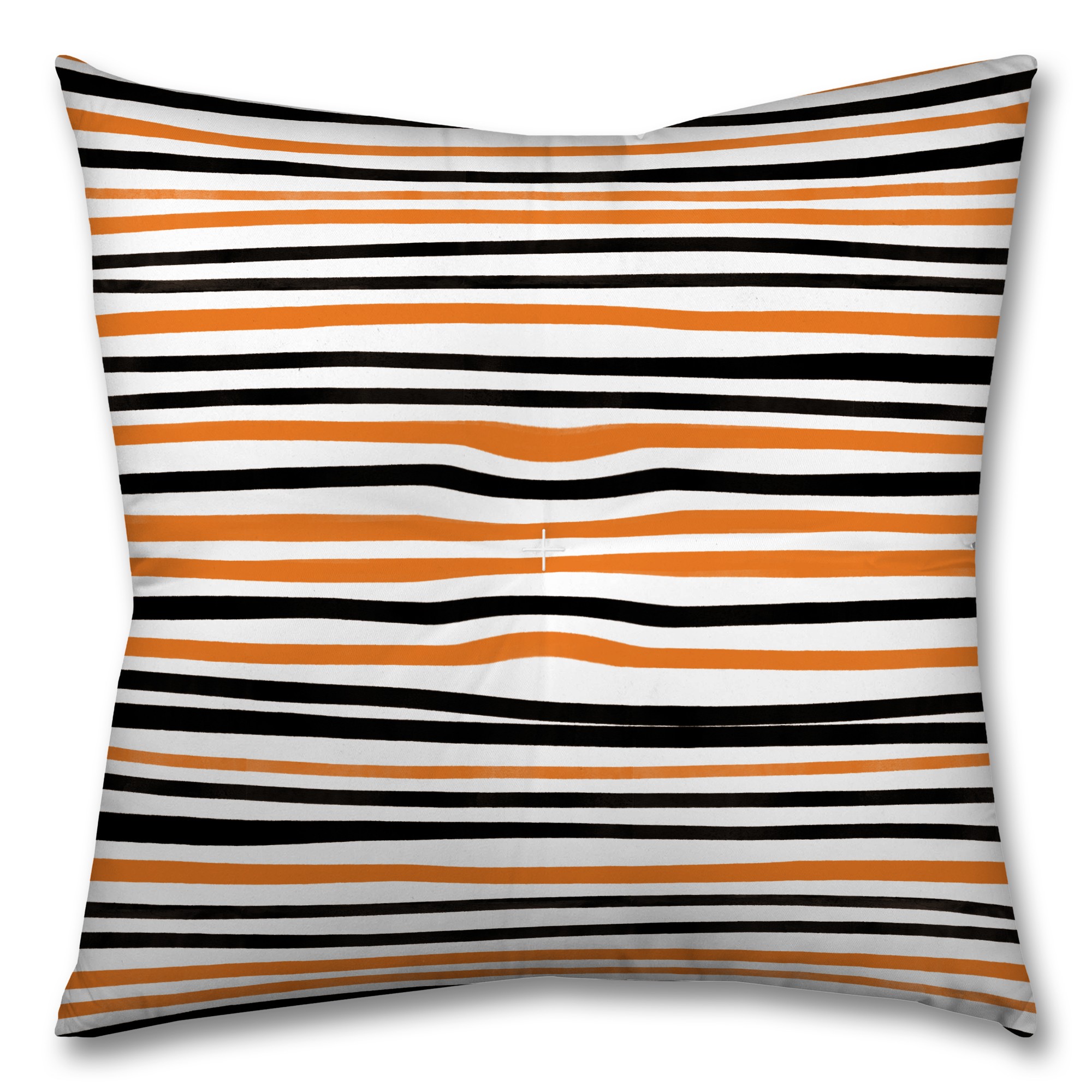 Halloween Stripes 26x26 Tufted Floor Pillow - Square