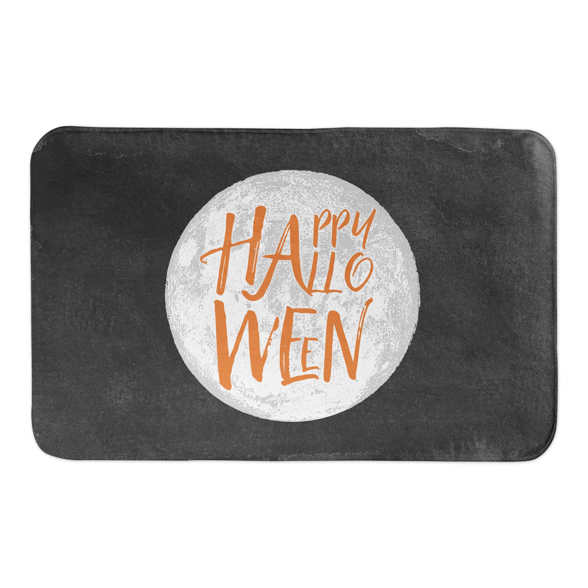 Happy Halloween Full Moon 34x21 Bath Mat