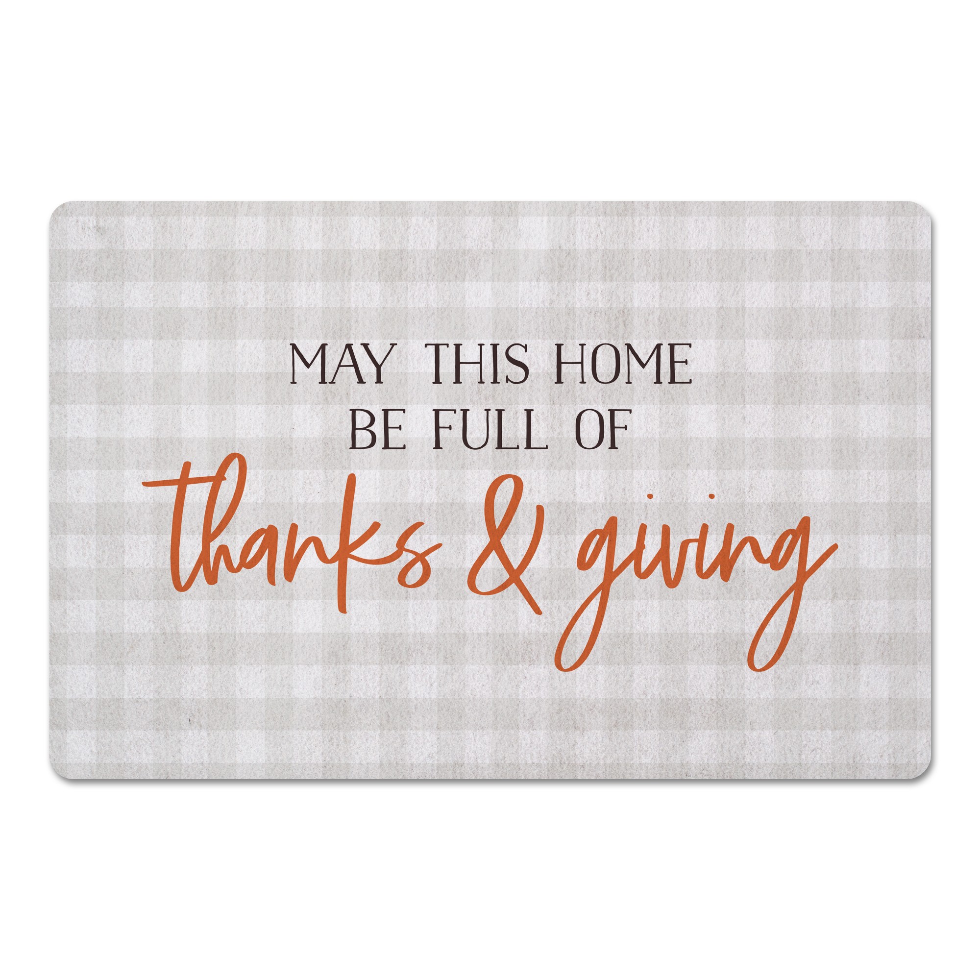 Thanks and Giving 27x18 Floor Mat