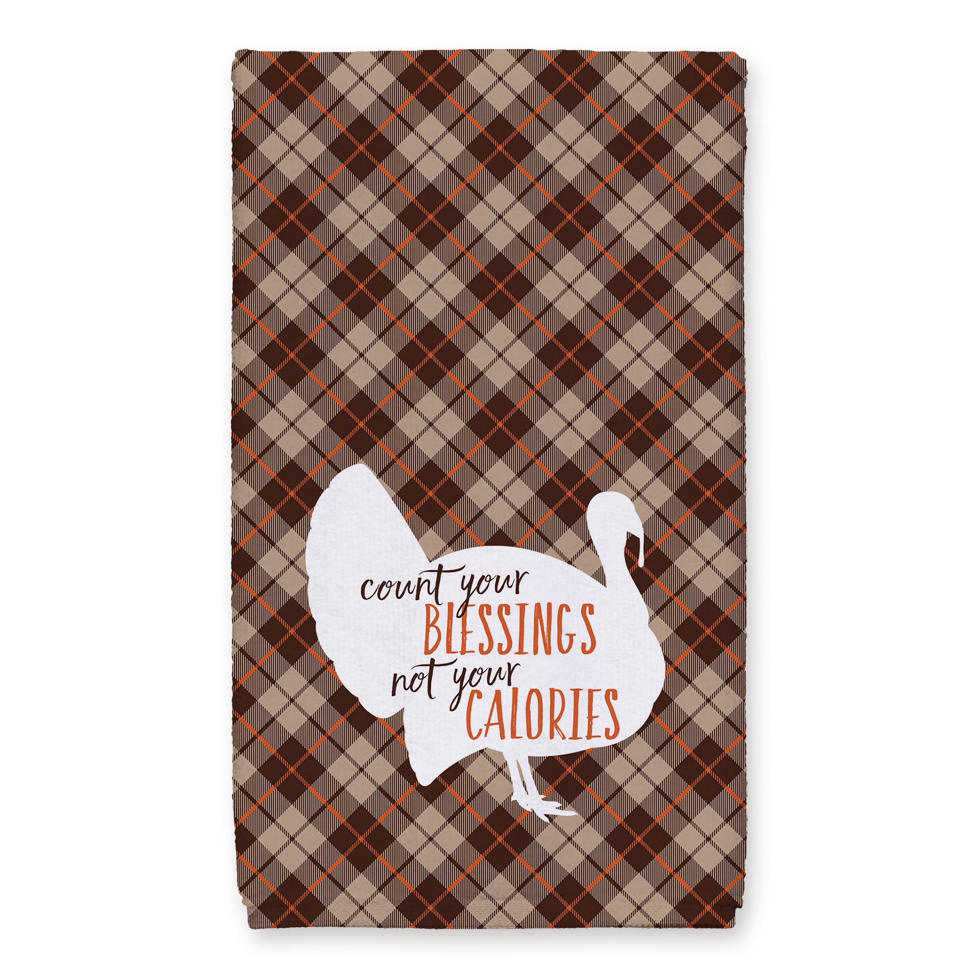 Count Your Blessings Not Your Calories 16x25 Towel