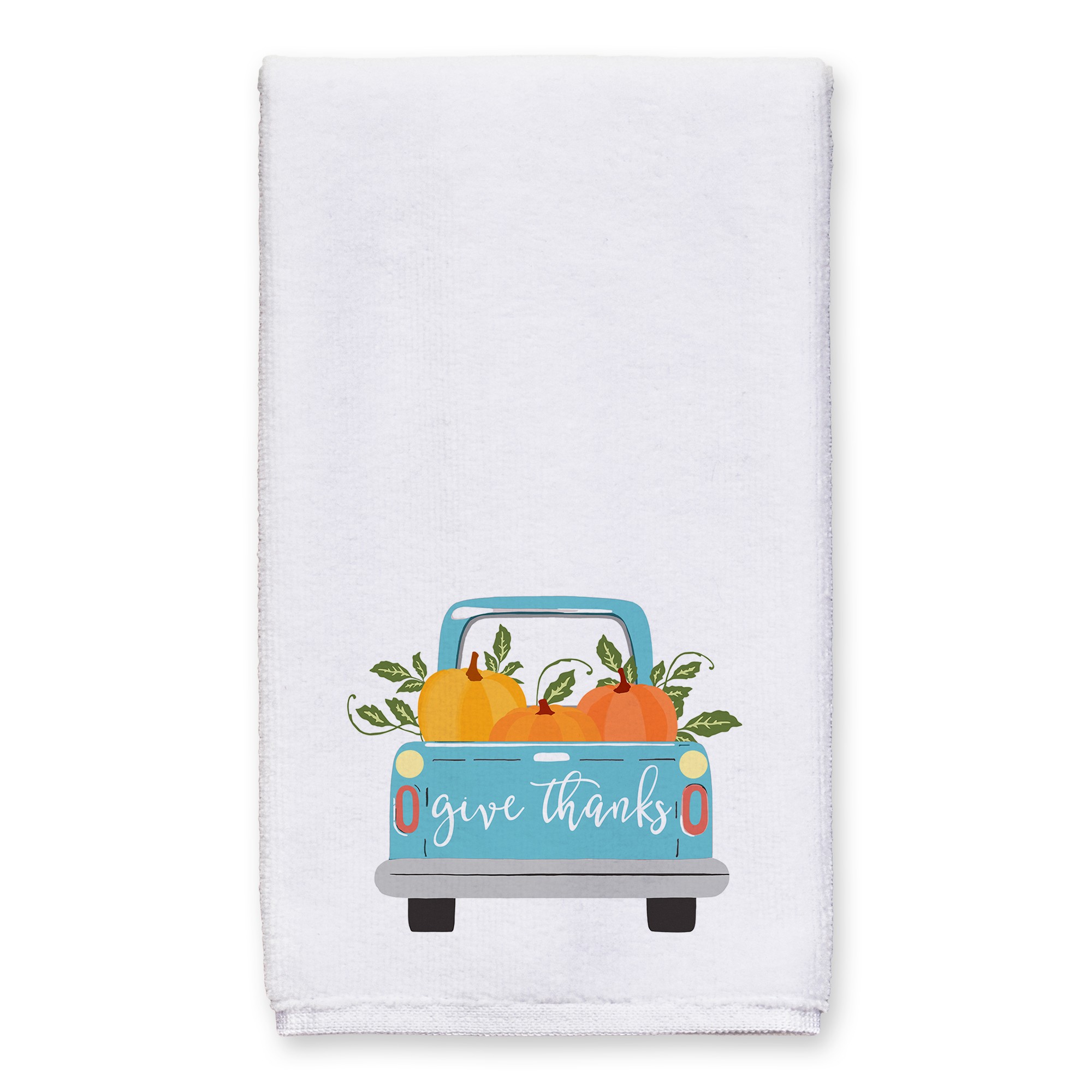 Give Thanks Truck 16x25 Towel