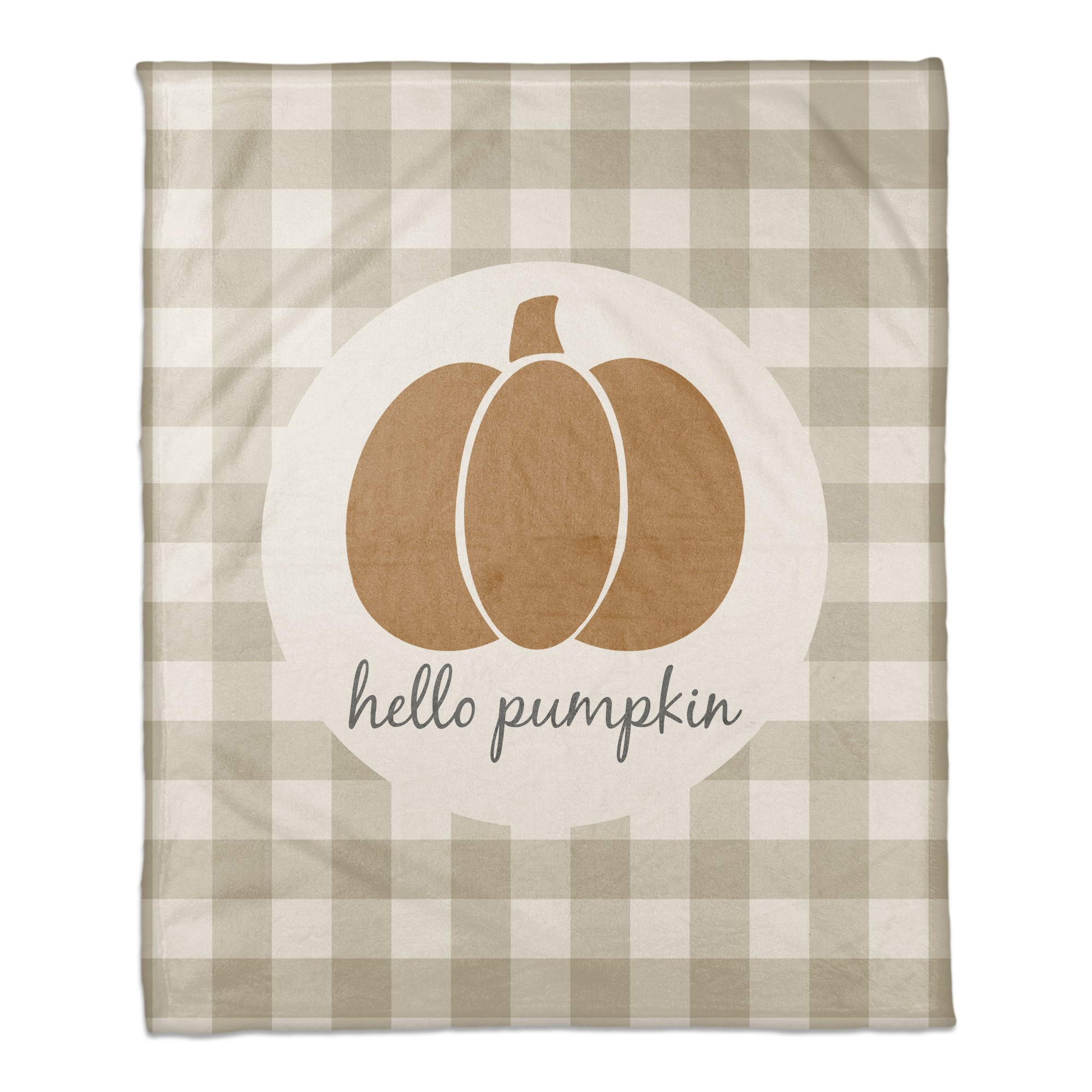 Hello Pumpkin 50x60 Coral Fleece Blanket