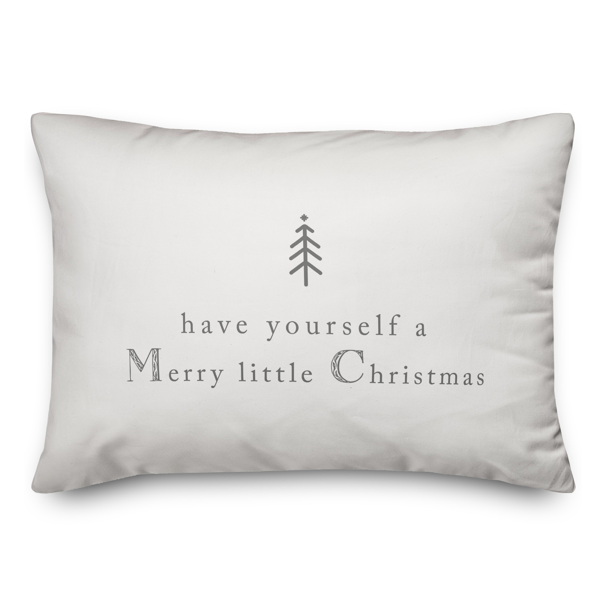 A Merry Little Christmas 14x20 Spun Poly Pillow