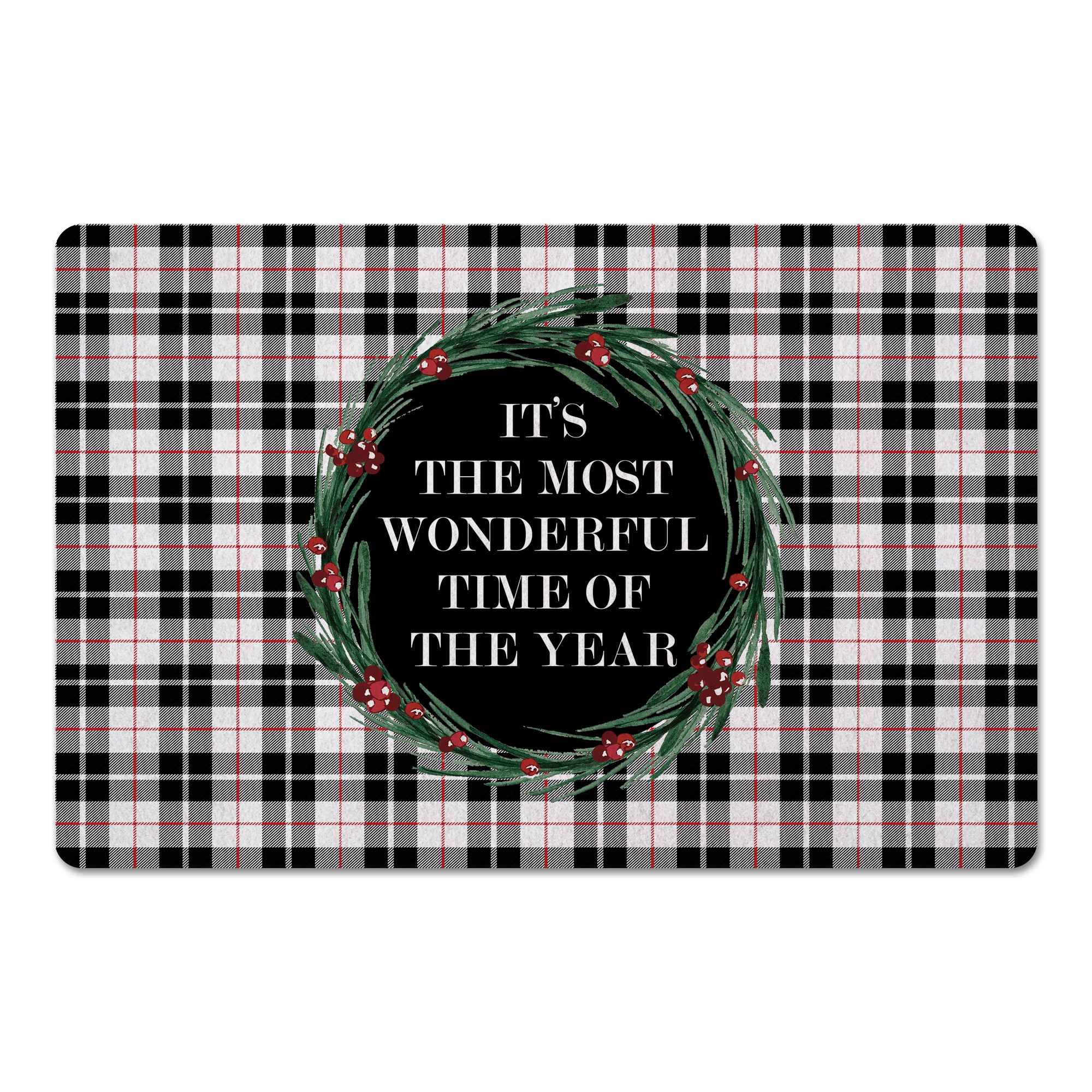 Most Wonderful Time of the Year 27x18 Floor Mat