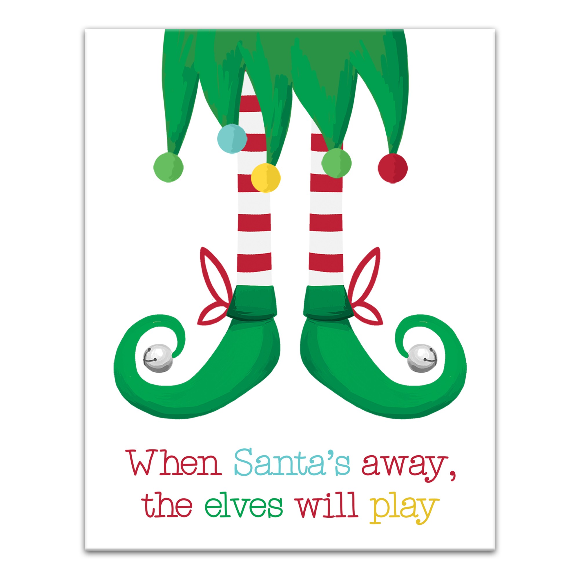 The Elves will Play 11x14 Canvas Wall Art