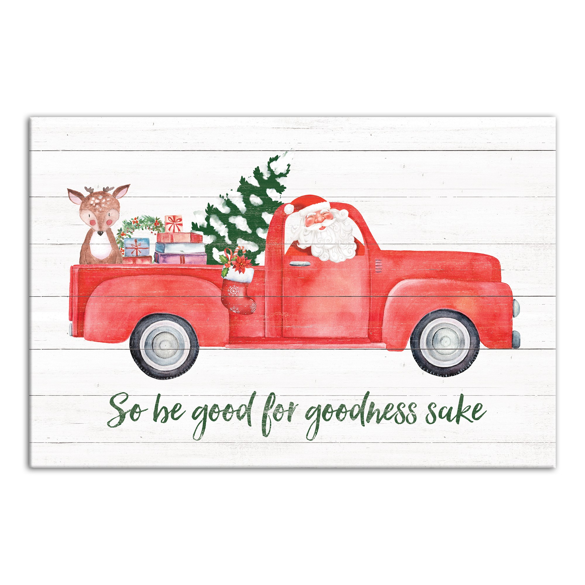 Be Good for Goodness Sake 12x18 Canvas Wall Art