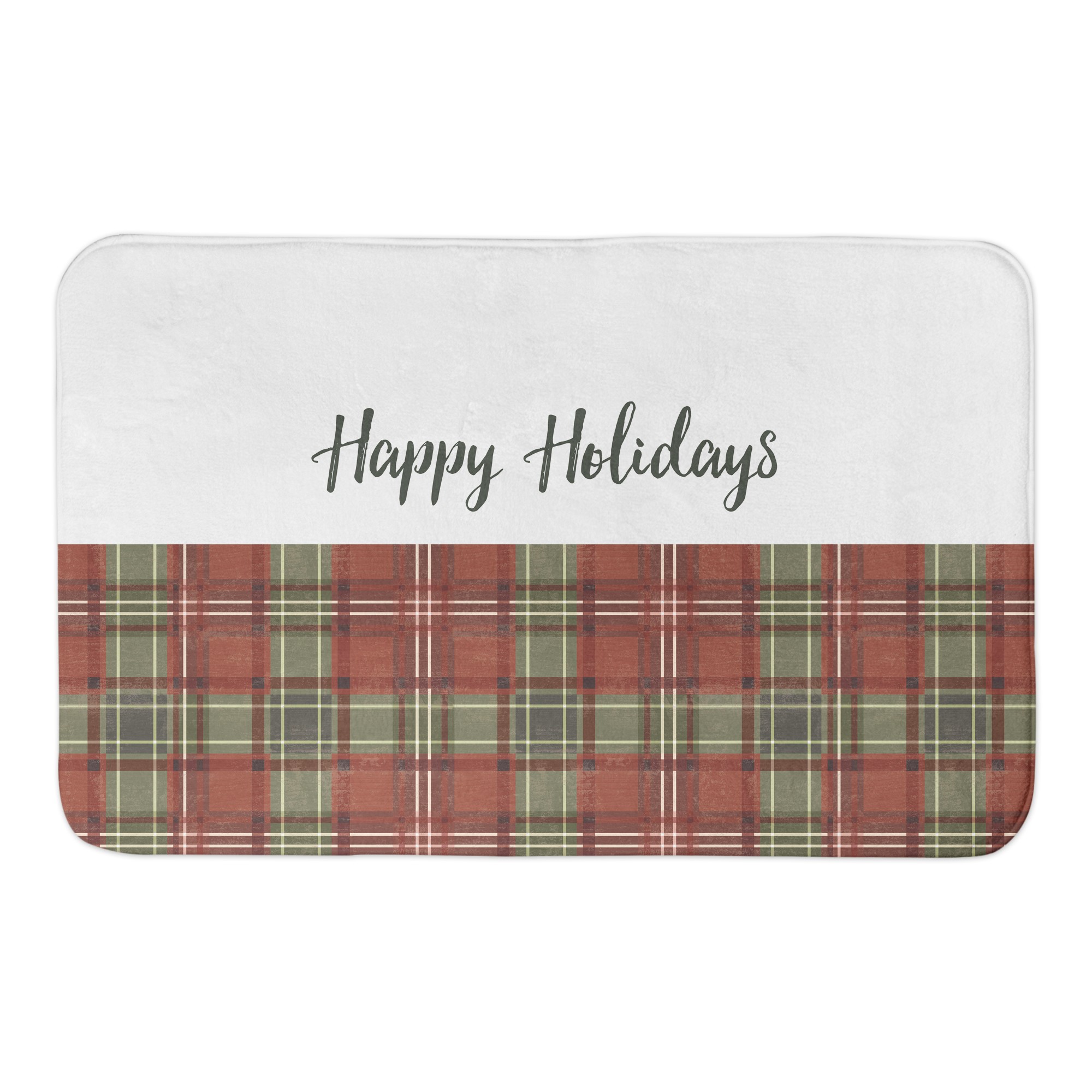 Happy Holidays 34x21 Bath Mat