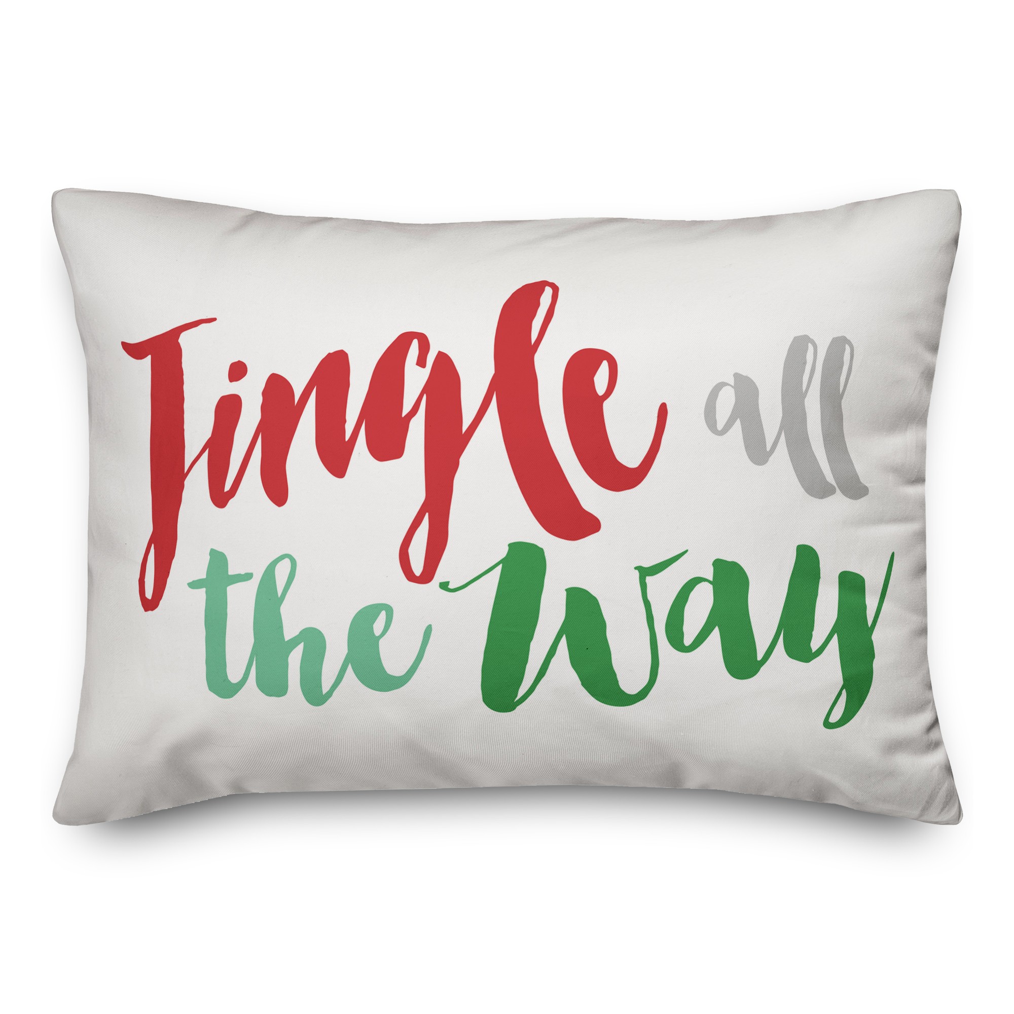 Jingle all the Way 14x20 Spun Poly Pillow