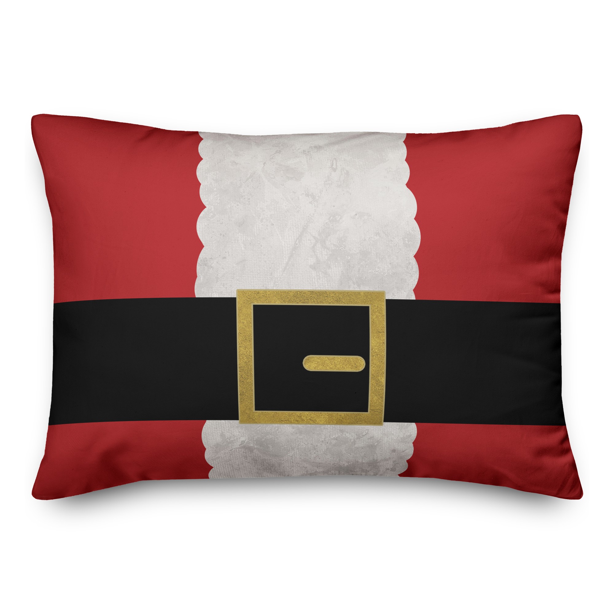 Santa Suit 14x20 Spun Poly Pillow