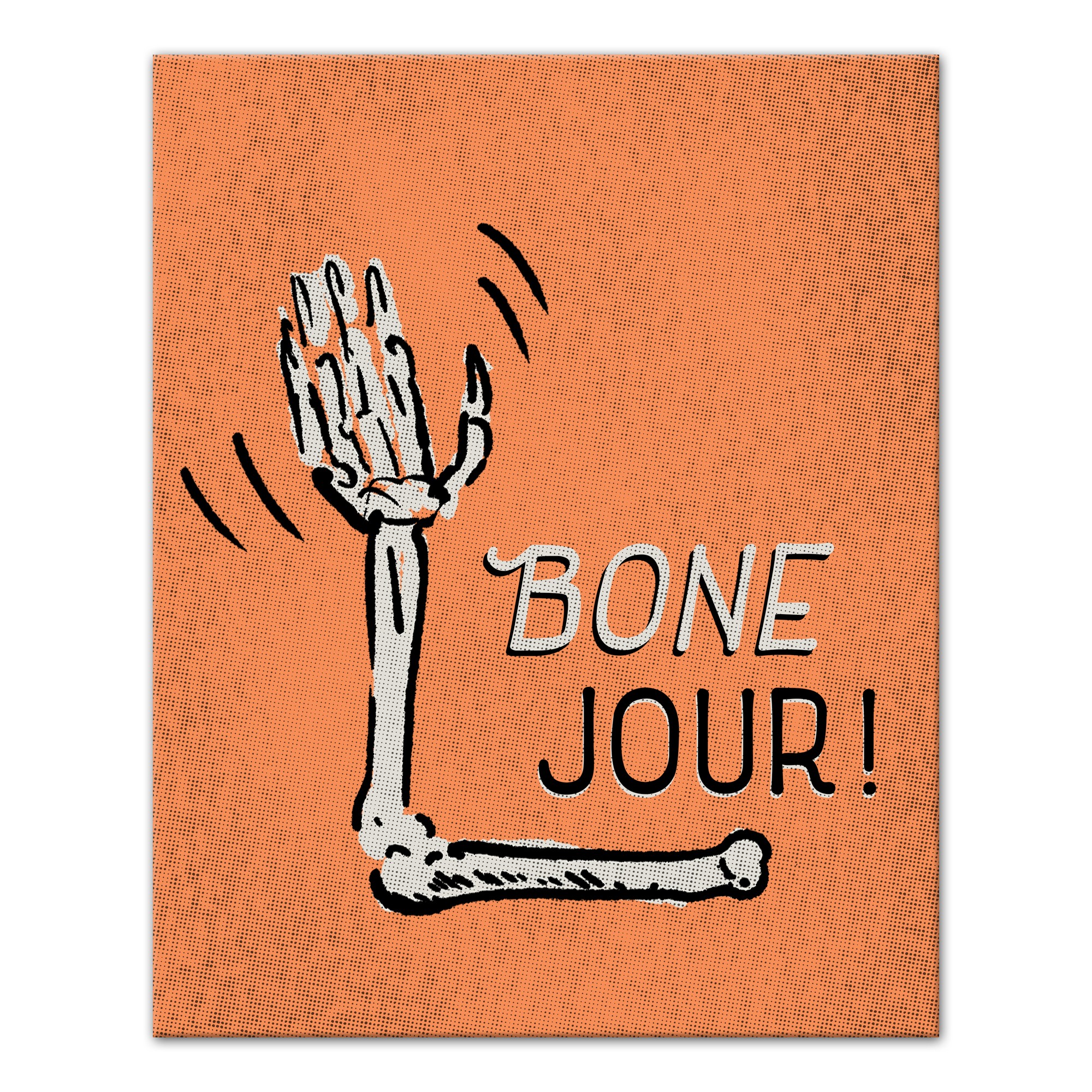 Bone Jour Hand 16x20 Canvas Wall Art